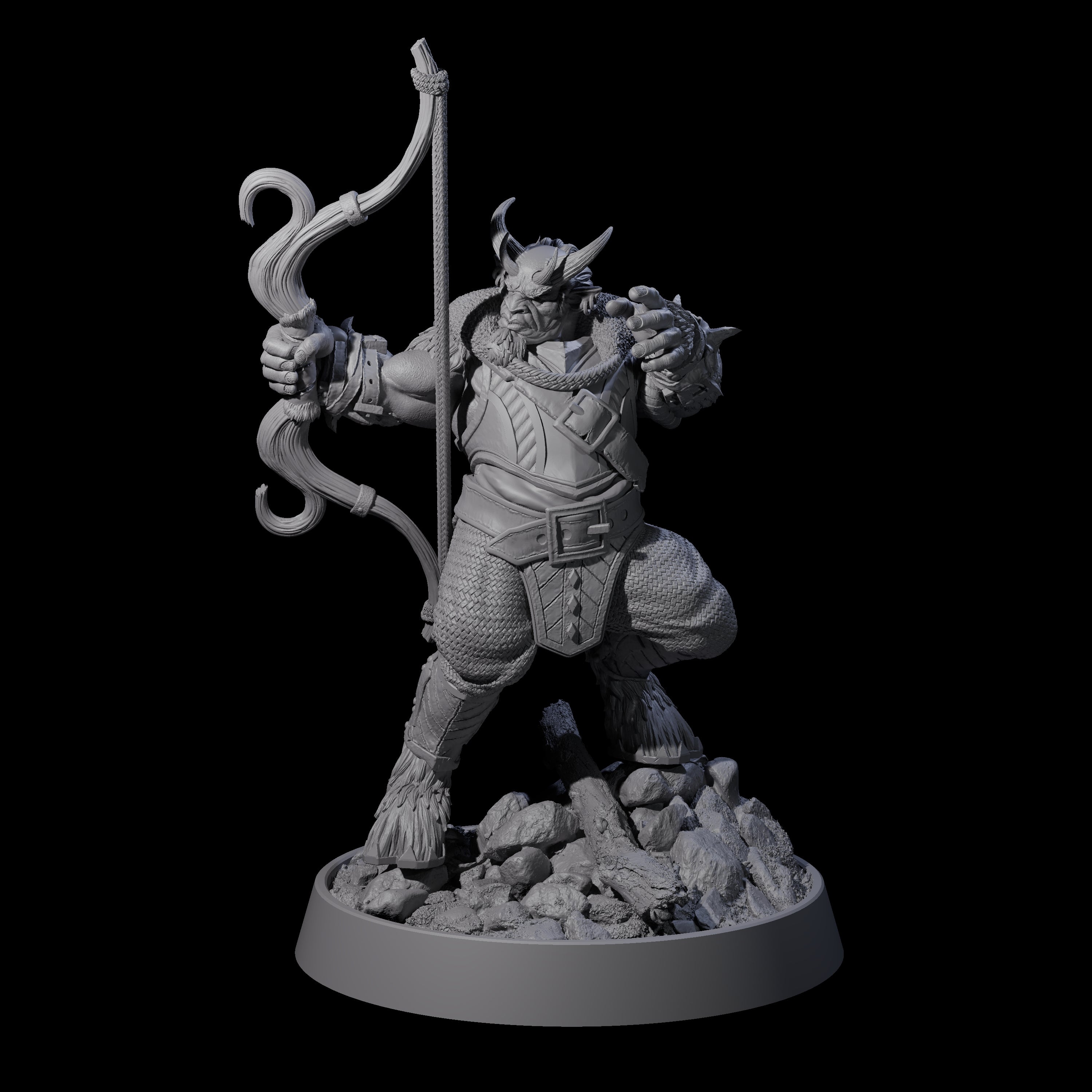 Forest Guardian Satyr N Miniature for Dungeons and Dragons, Pathfinder or other TTRPGs