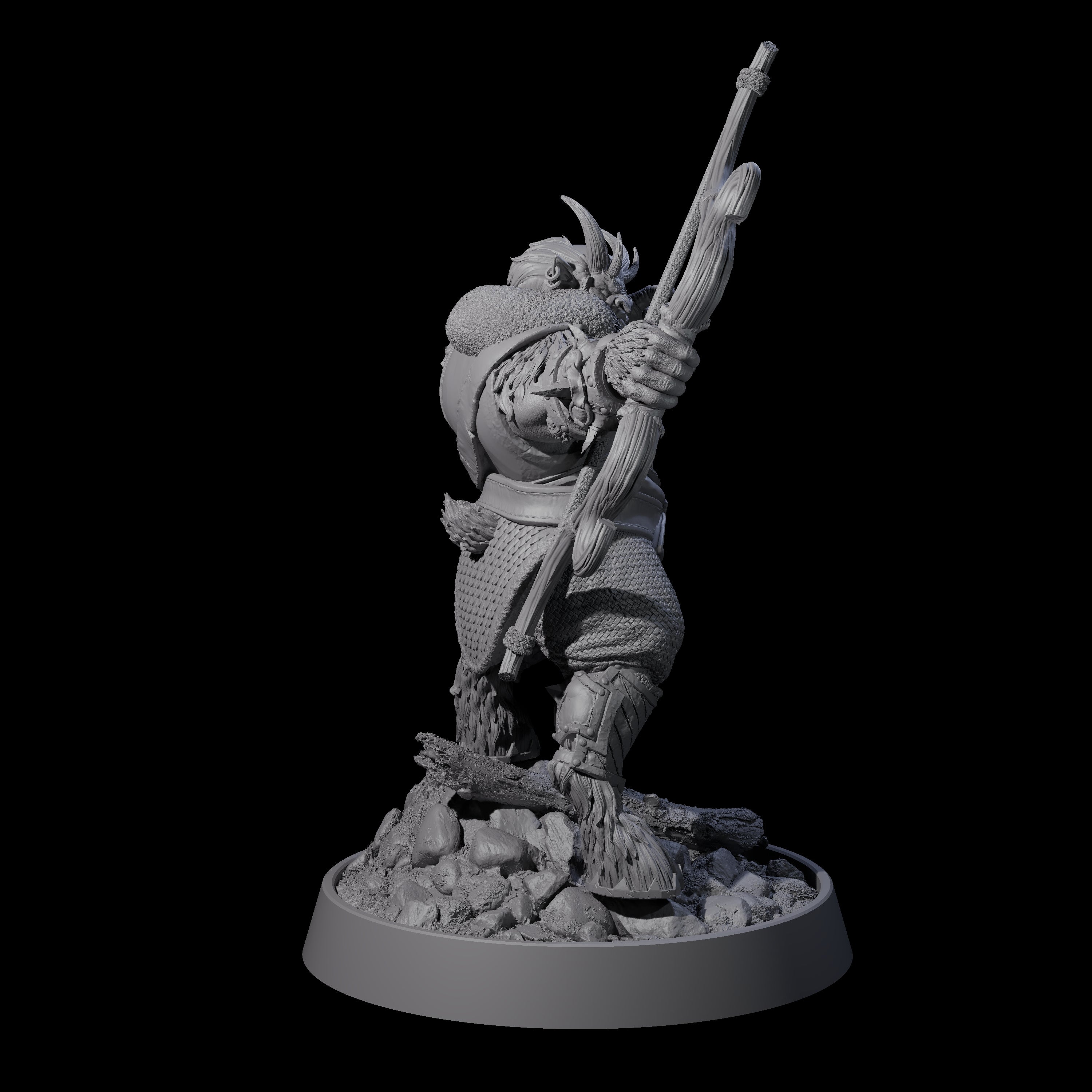 Forest Guardian Satyr N Miniature for Dungeons and Dragons, Pathfinder or other TTRPGs