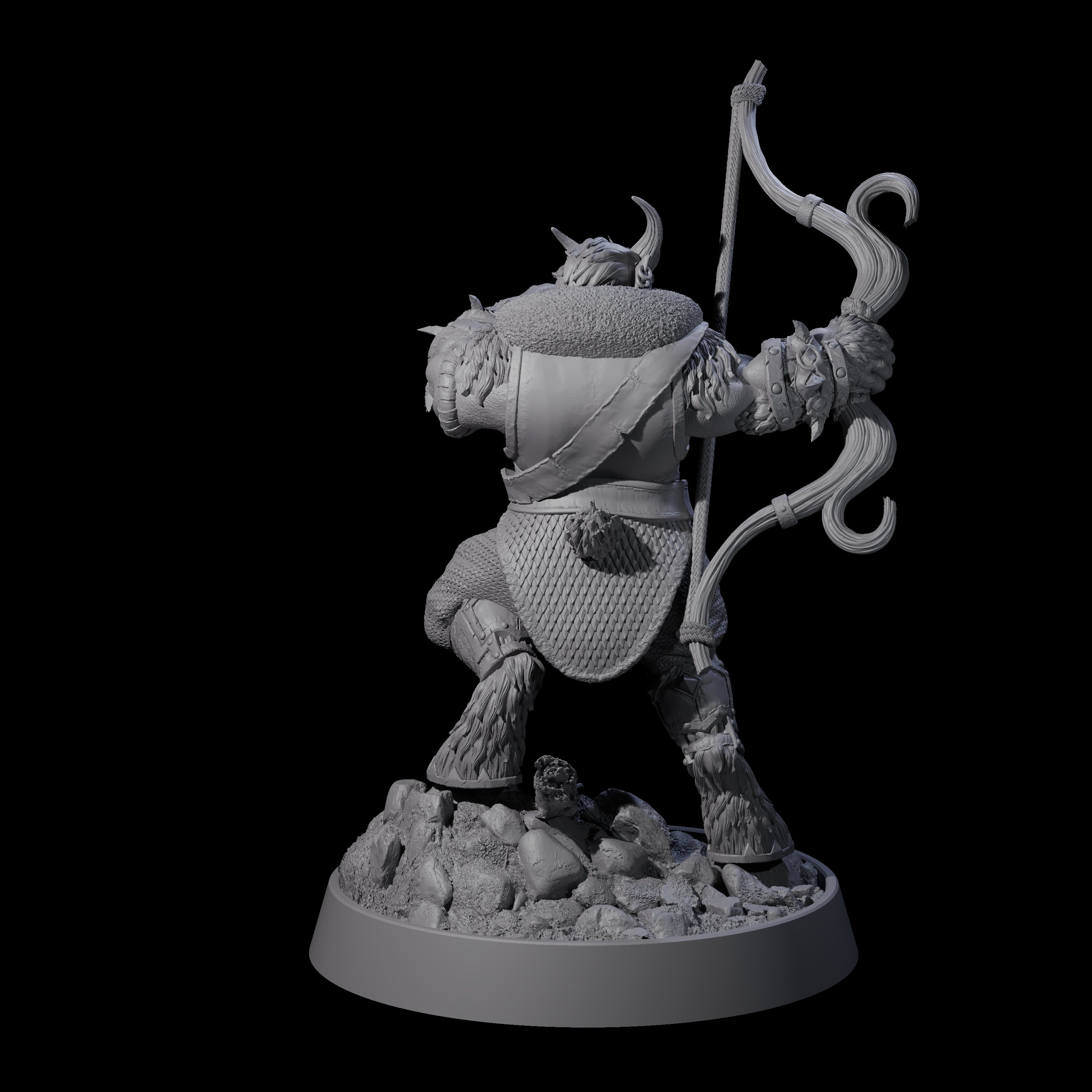 Forest Guardian Satyr N Miniature for Dungeons and Dragons, Pathfinder or other TTRPGs