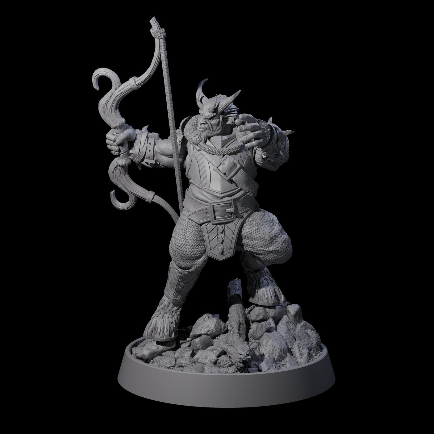 Forest Guardian Satyr N Miniature for Dungeons and Dragons, Pathfinder or other TTRPGs
