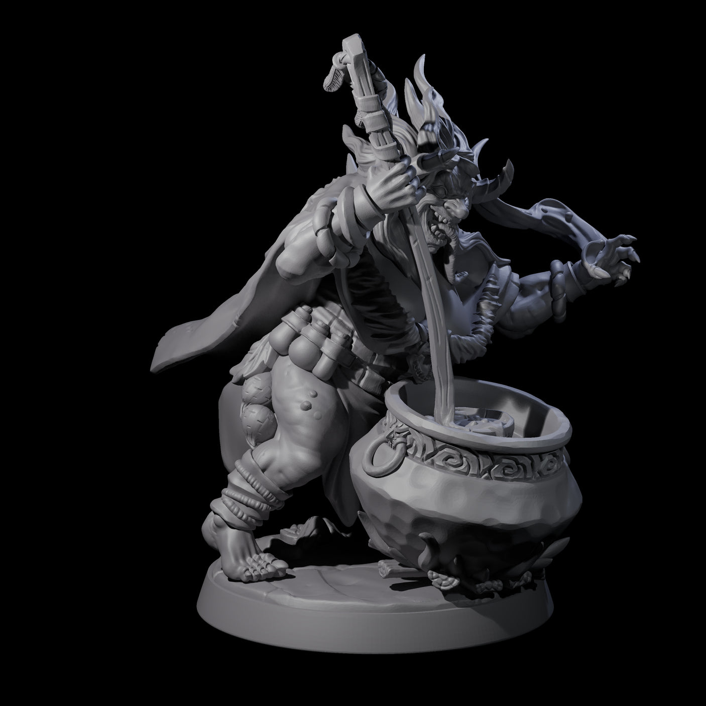 Forest Hag A Miniature for Dungeons and Dragons, Pathfinder or other TTRPGs