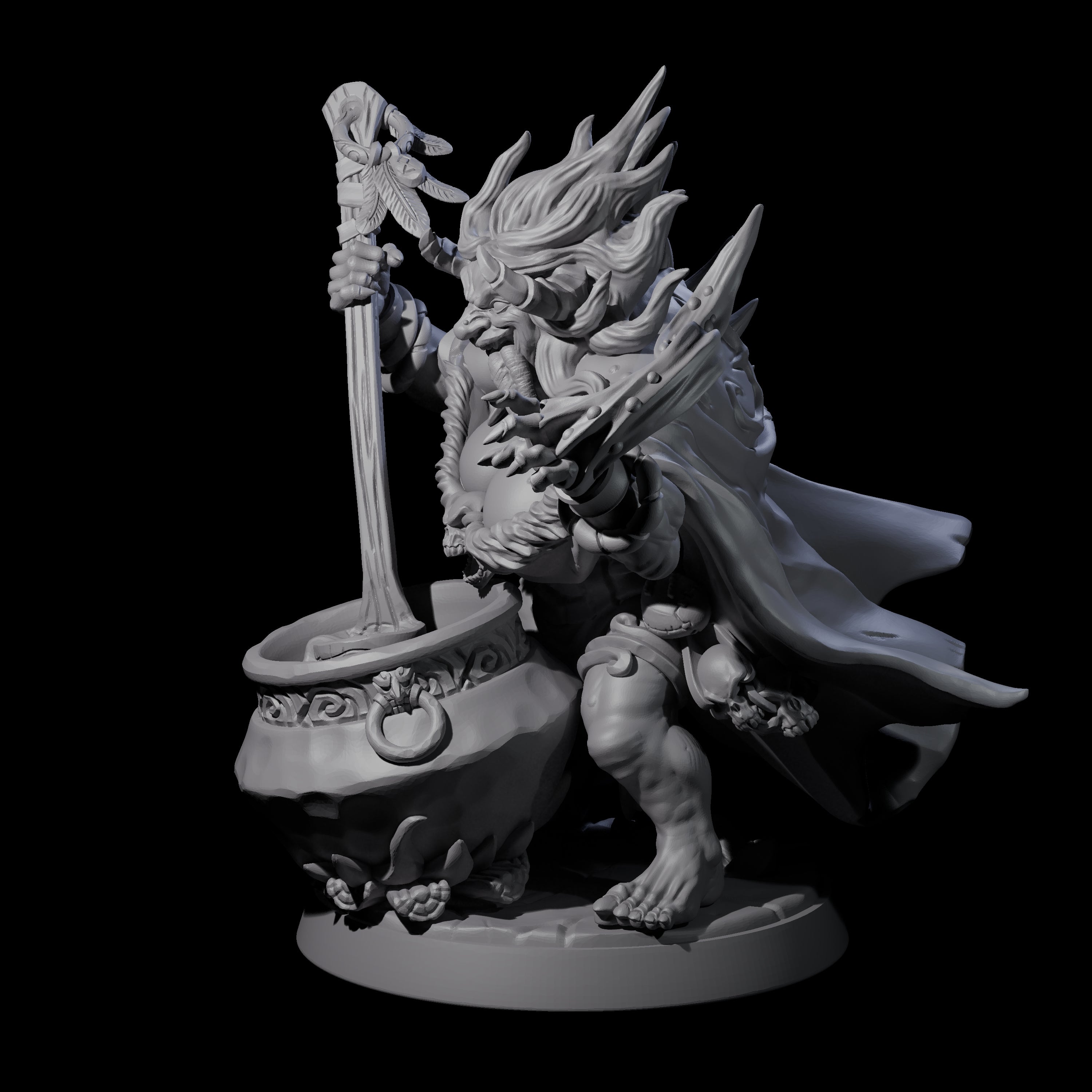 Forest Hag A Miniature for Dungeons and Dragons, Pathfinder or other TTRPGs