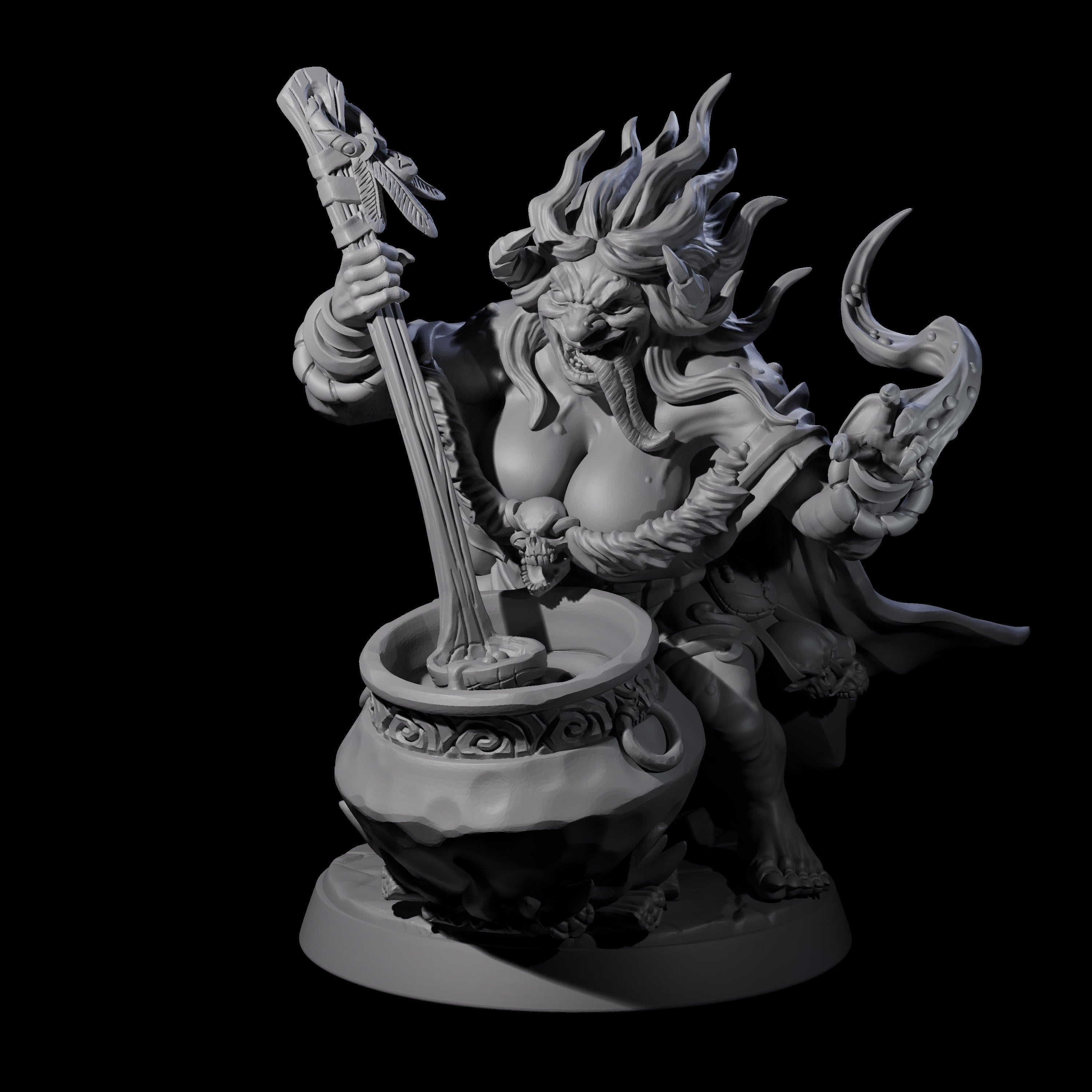 Forest Hag A Miniature for Dungeons and Dragons, Pathfinder or other TTRPGs