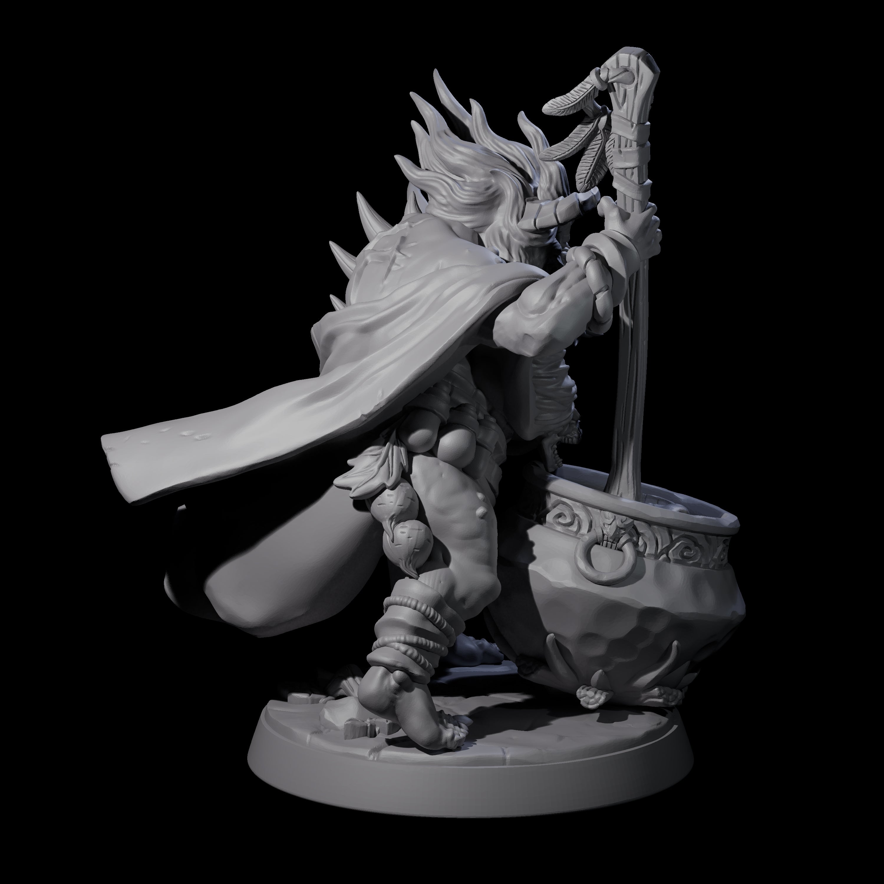 Forest Hag A Miniature for Dungeons and Dragons, Pathfinder or other TTRPGs