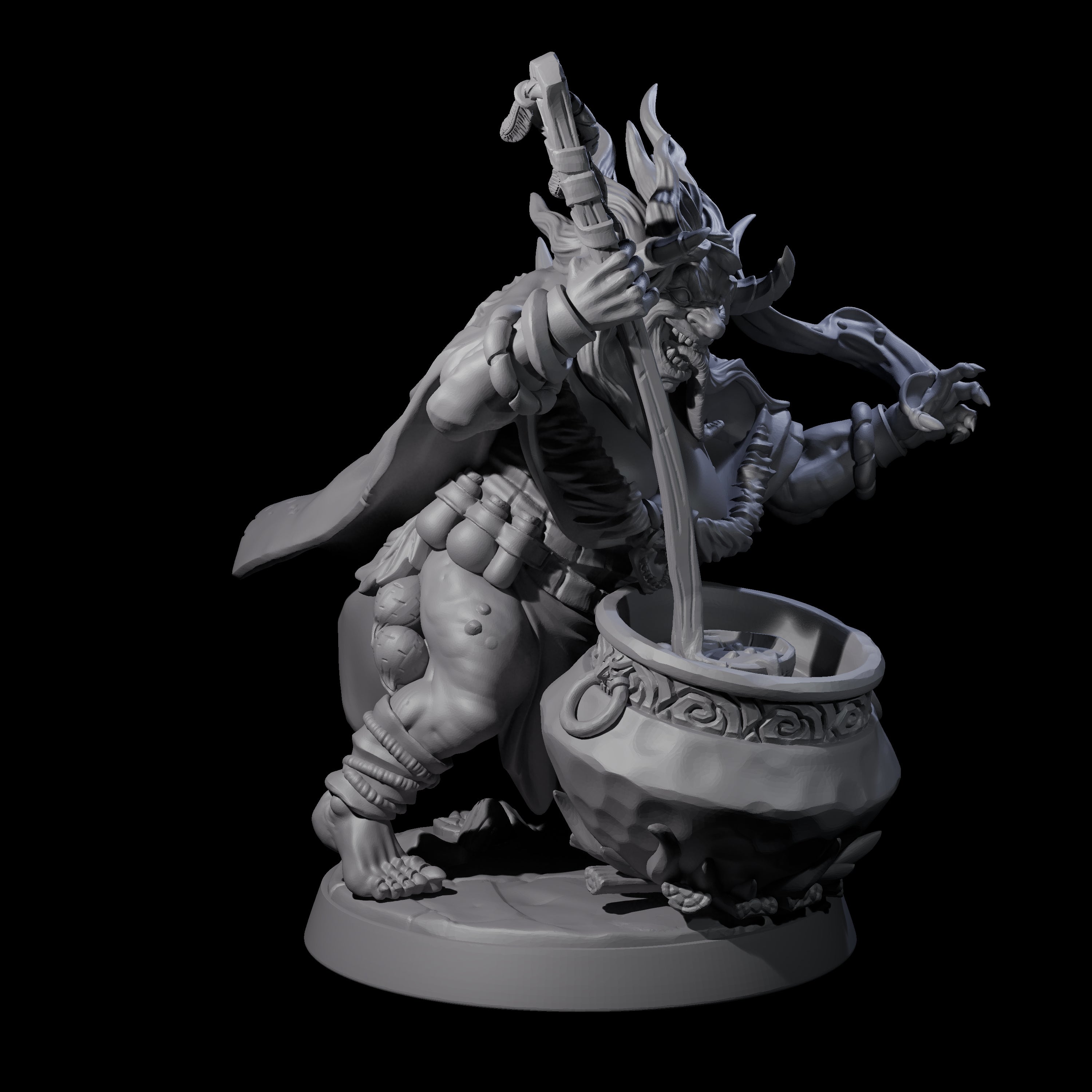 Forest Hag A Miniature for Dungeons and Dragons, Pathfinder or other TTRPGs