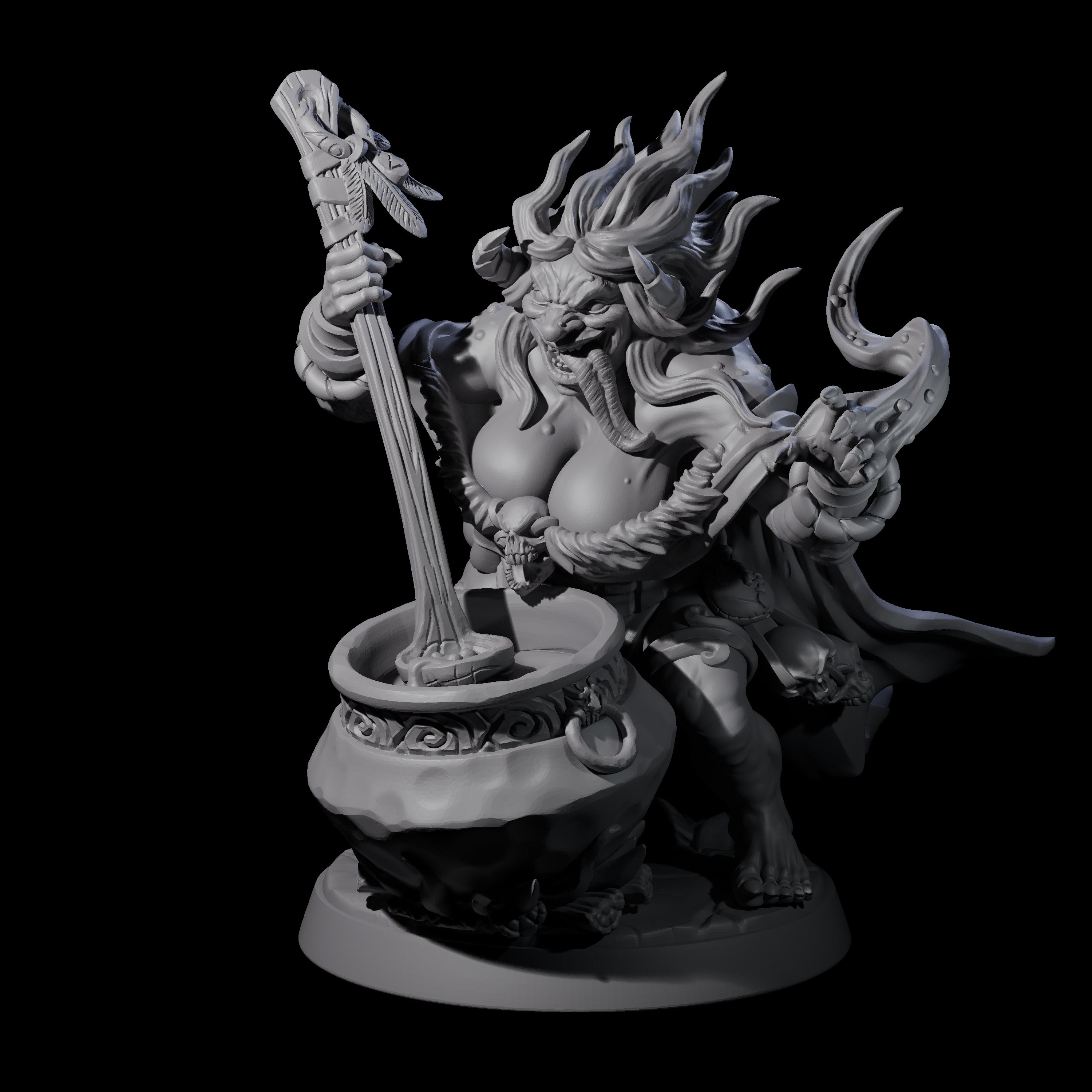 Forest Hag A Miniature for Dungeons and Dragons, Pathfinder or other TTRPGs