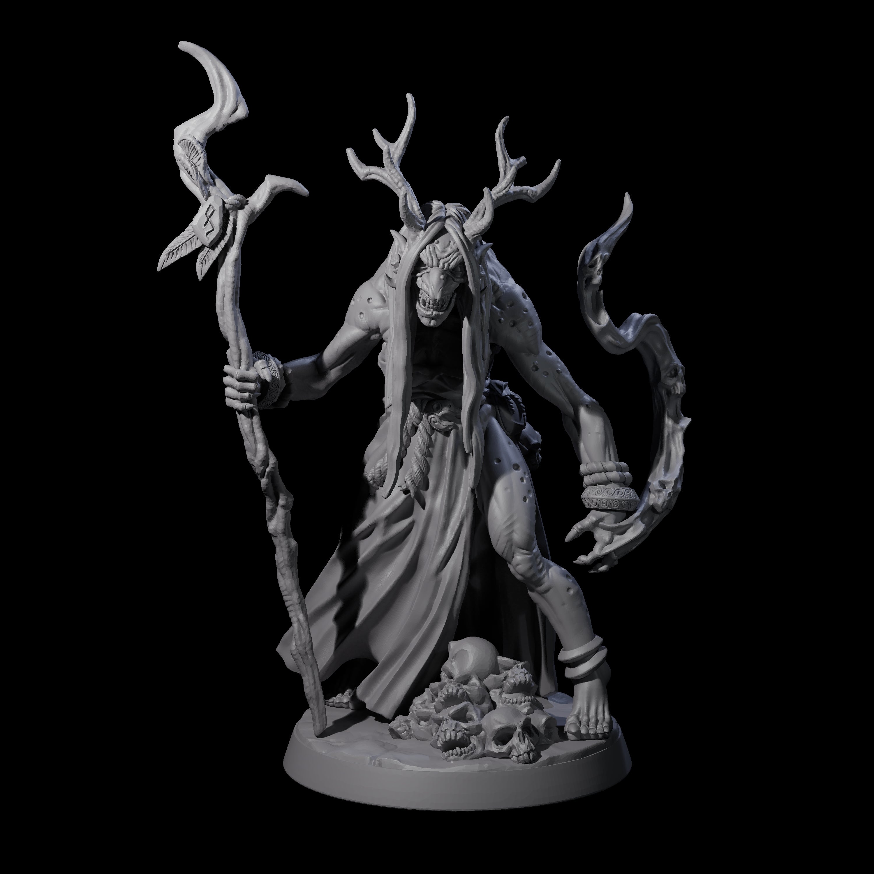 Forest Hag B Miniature for Dungeons and Dragons, Pathfinder or other TTRPGs