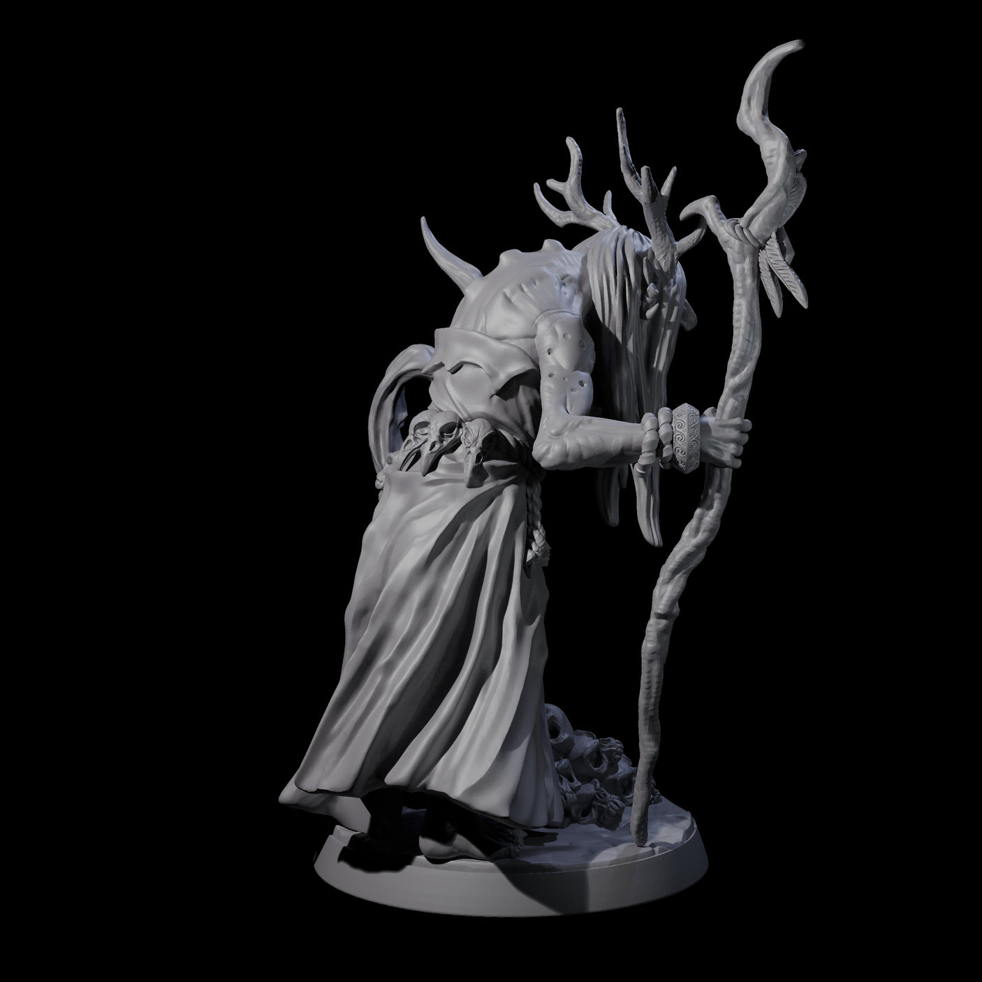 Forest Hag B Miniature for Dungeons and Dragons, Pathfinder or other TTRPGs