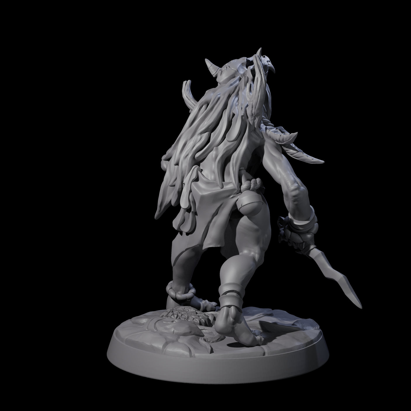 Forest Hag C Miniature for Dungeons and Dragons, Pathfinder or other TTRPGs
