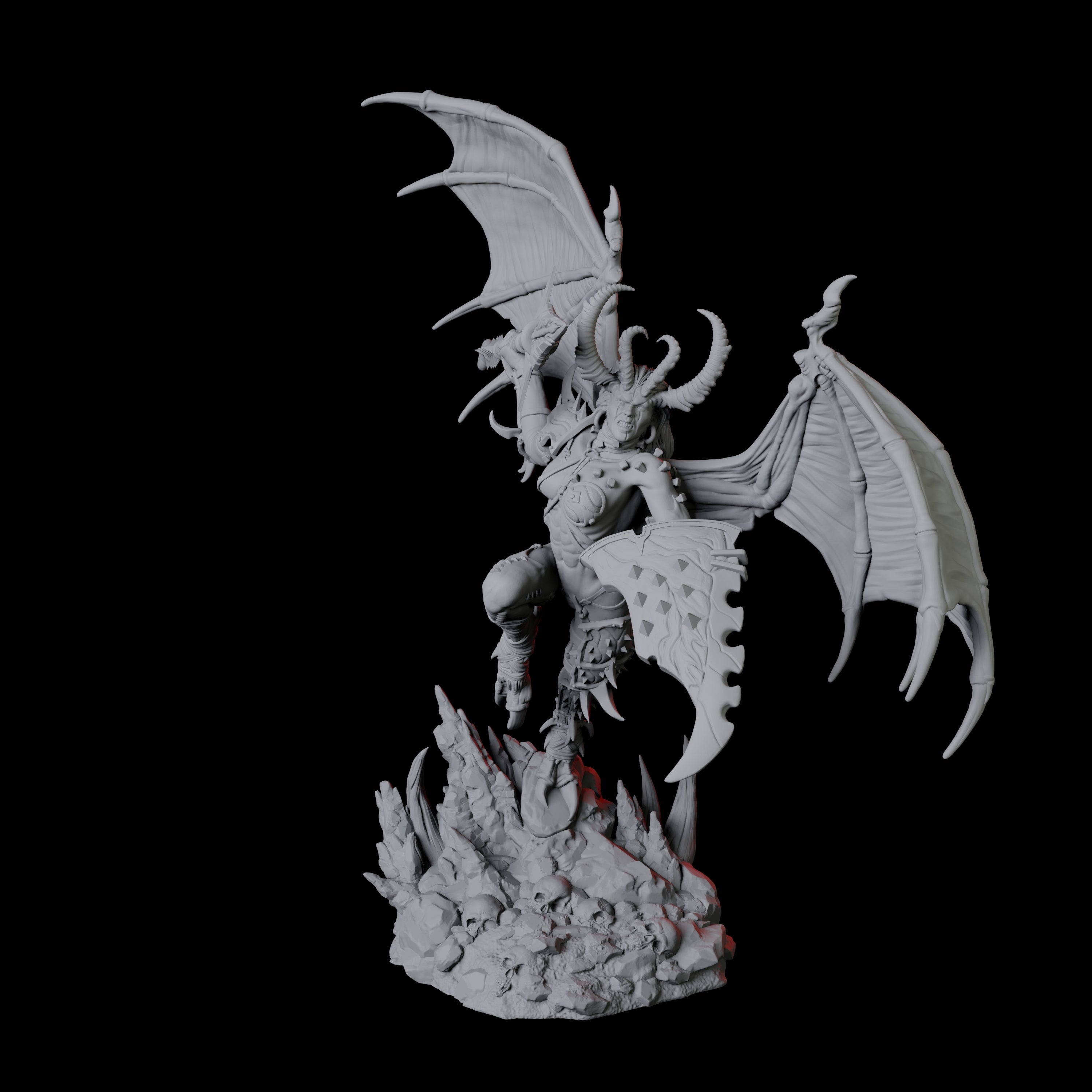 Four Advancing Erinys Miniature for Dungeons and Dragons, Pathfinder or other TTRPGs