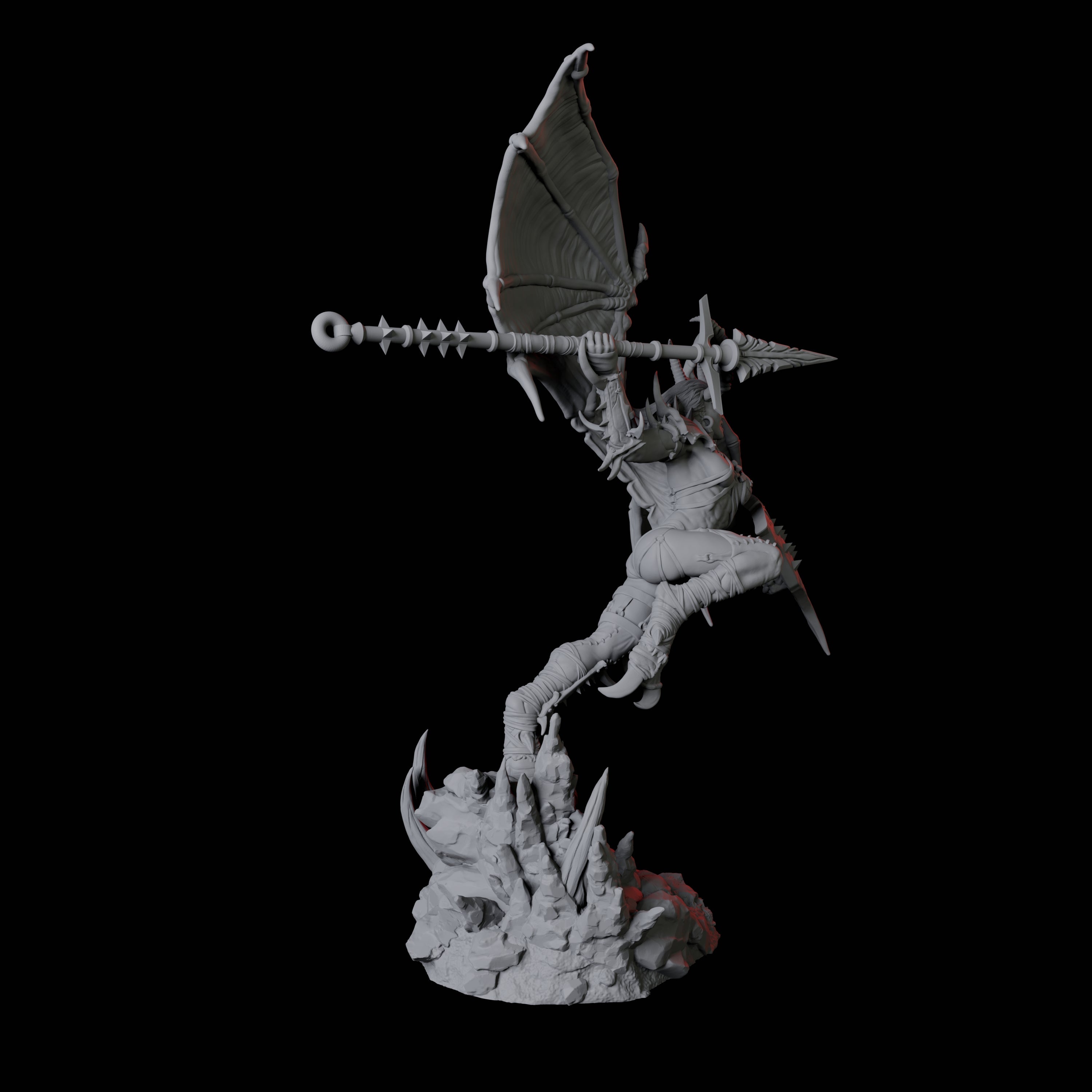 Four Advancing Erinys Miniature for Dungeons and Dragons, Pathfinder or other TTRPGs