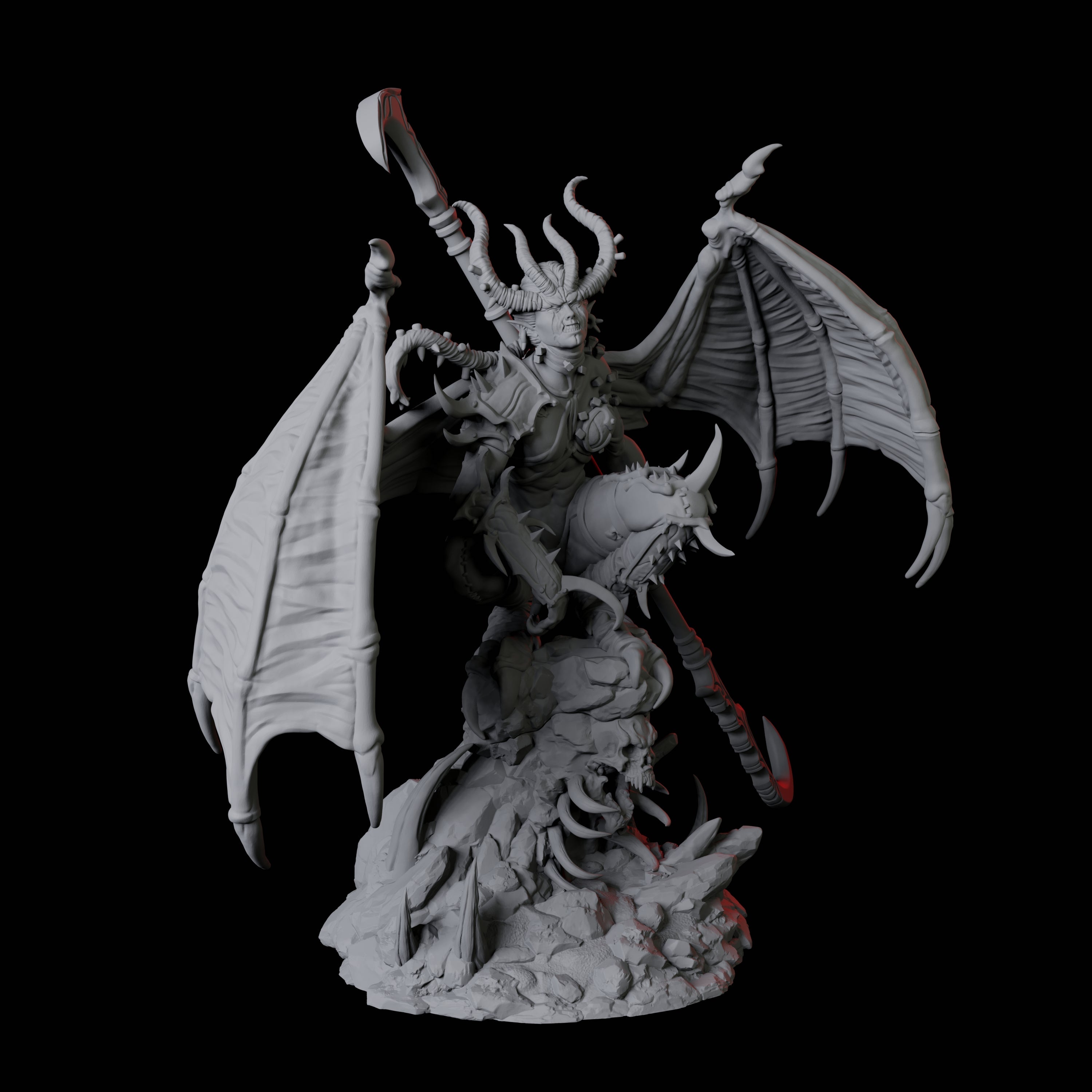 Four Advancing Erinys Miniature for Dungeons and Dragons, Pathfinder or other TTRPGs