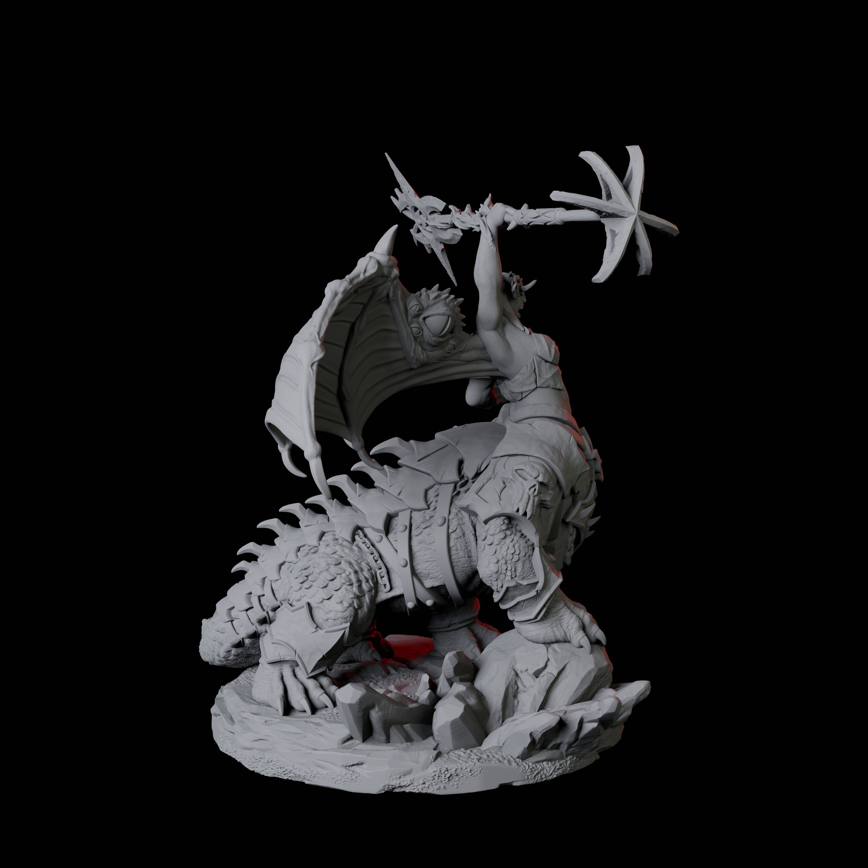 Four Attacking Vavakia Miniature for Dungeons and Dragons, Pathfinder or other TTRPGs