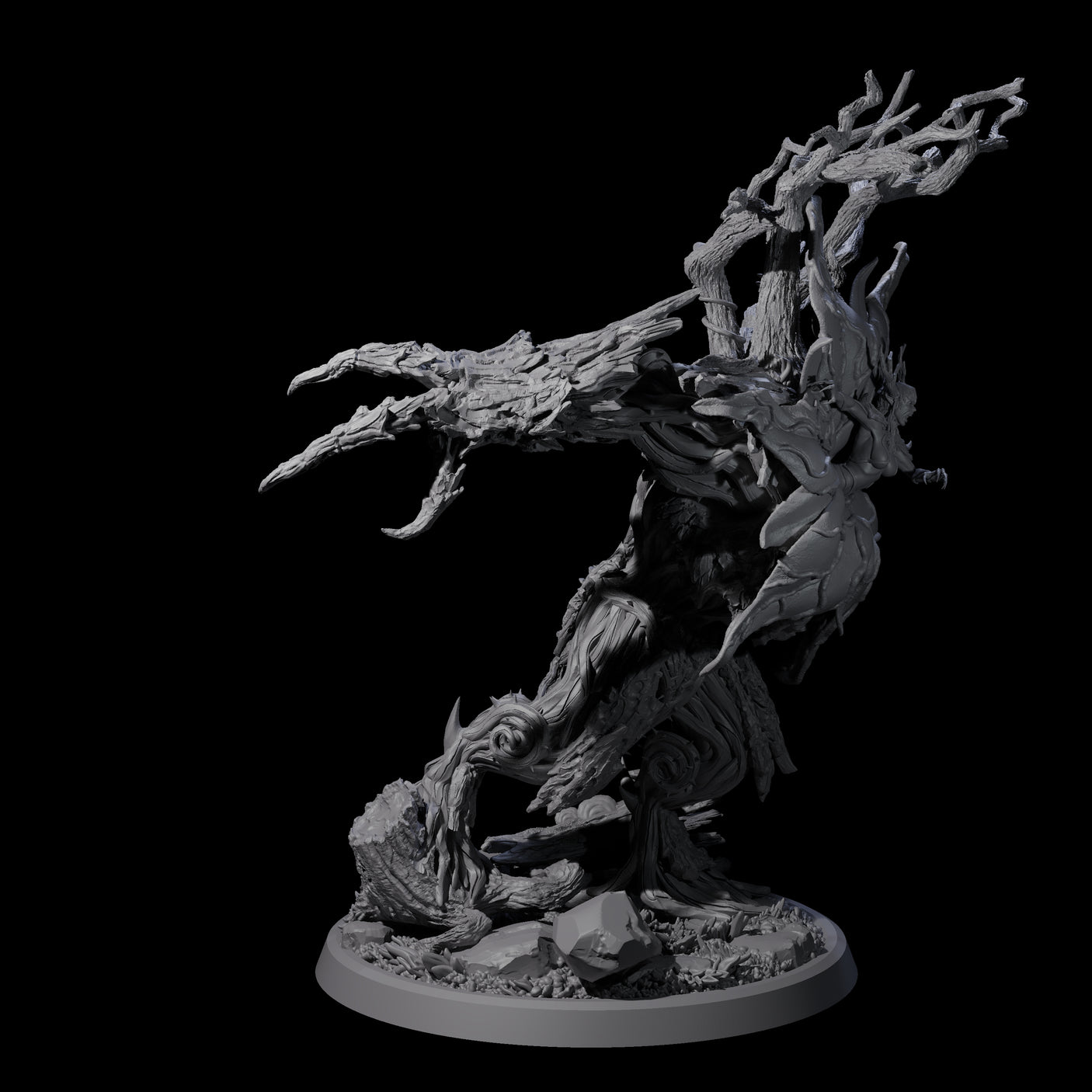 Four Blooming Bodythief Blossoms Miniature for Dungeons and Dragons, Pathfinder or other TTRPGs