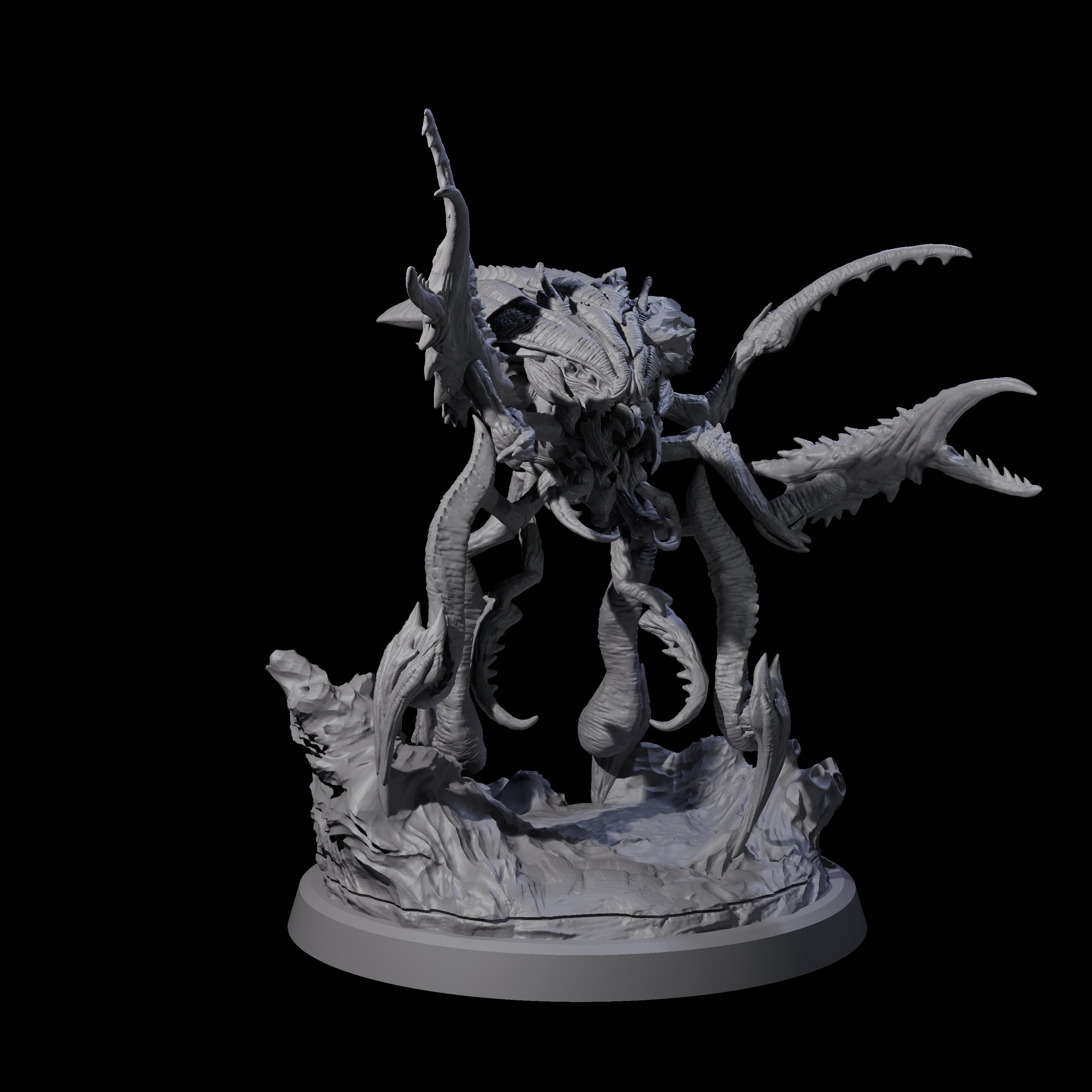 Four Chitinous Kruthiks Miniature for Dungeons and Dragons, Pathfinder or other TTRPGs