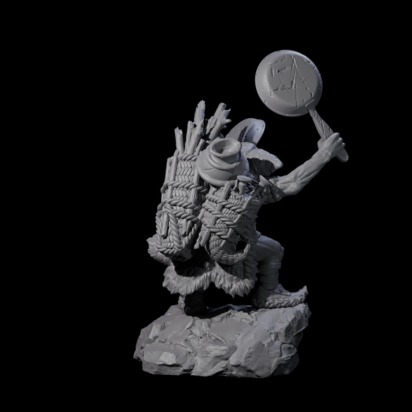 Four Confident Camping Goblins Miniature for Dungeons and Dragons, Pathfinder or other TTRPGs