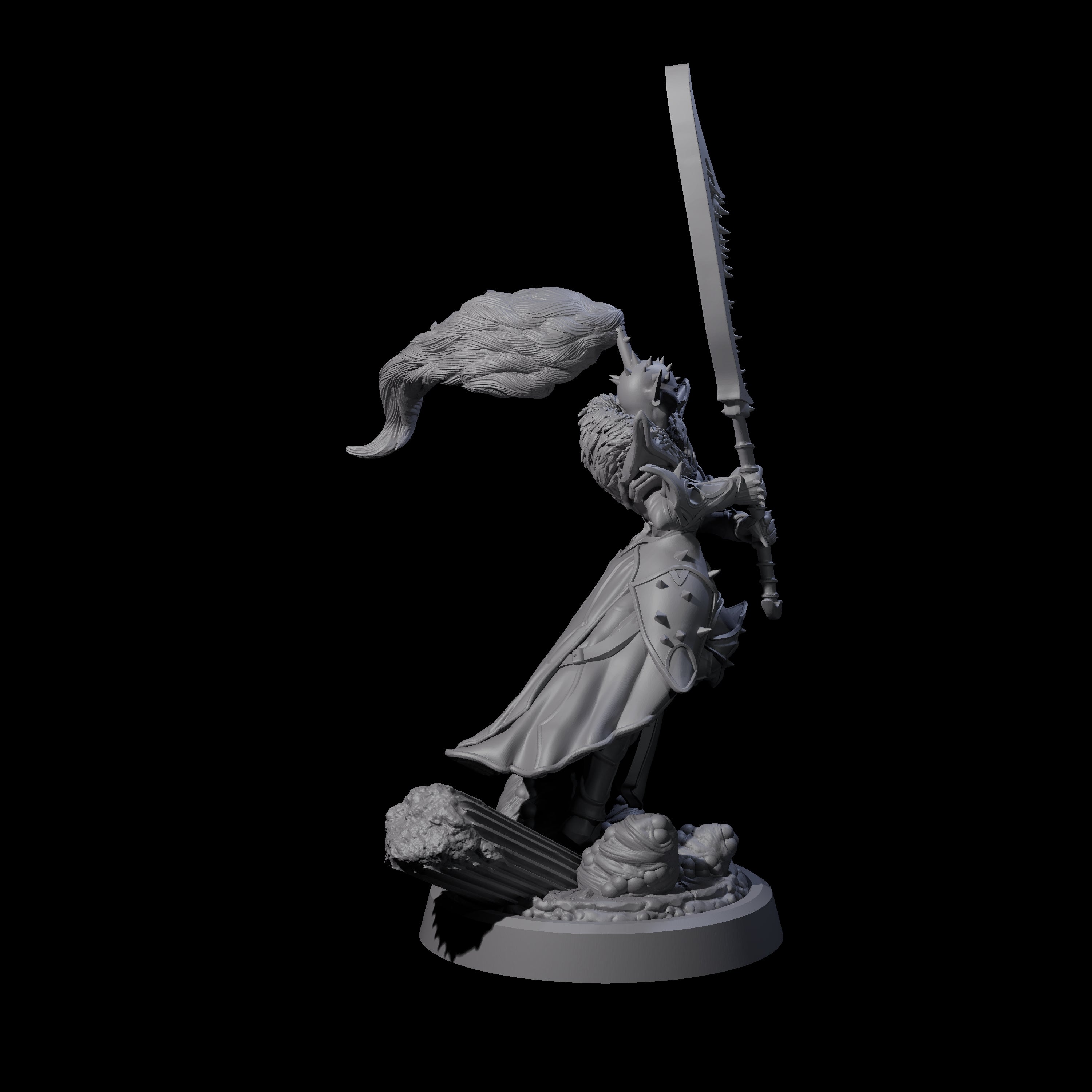 Four Corrupted Hive Protectors Miniature for Dungeons and Dragons, Pathfinder or other TTRPGs