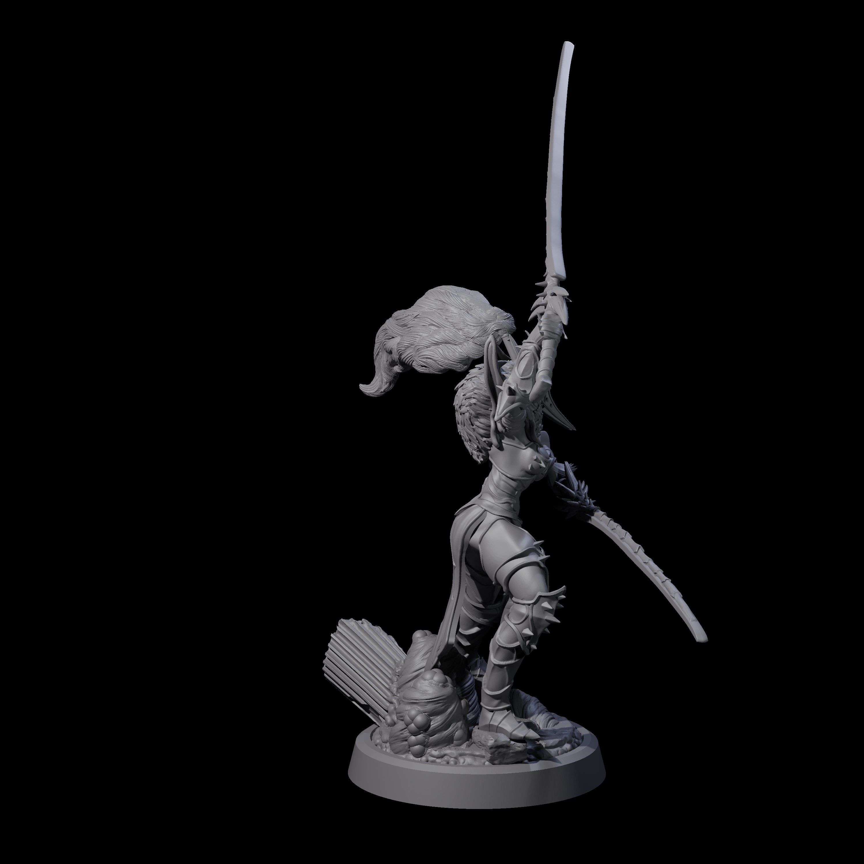 Four Corrupted Hive Protectors Miniature for Dungeons and Dragons, Pathfinder or other TTRPGs