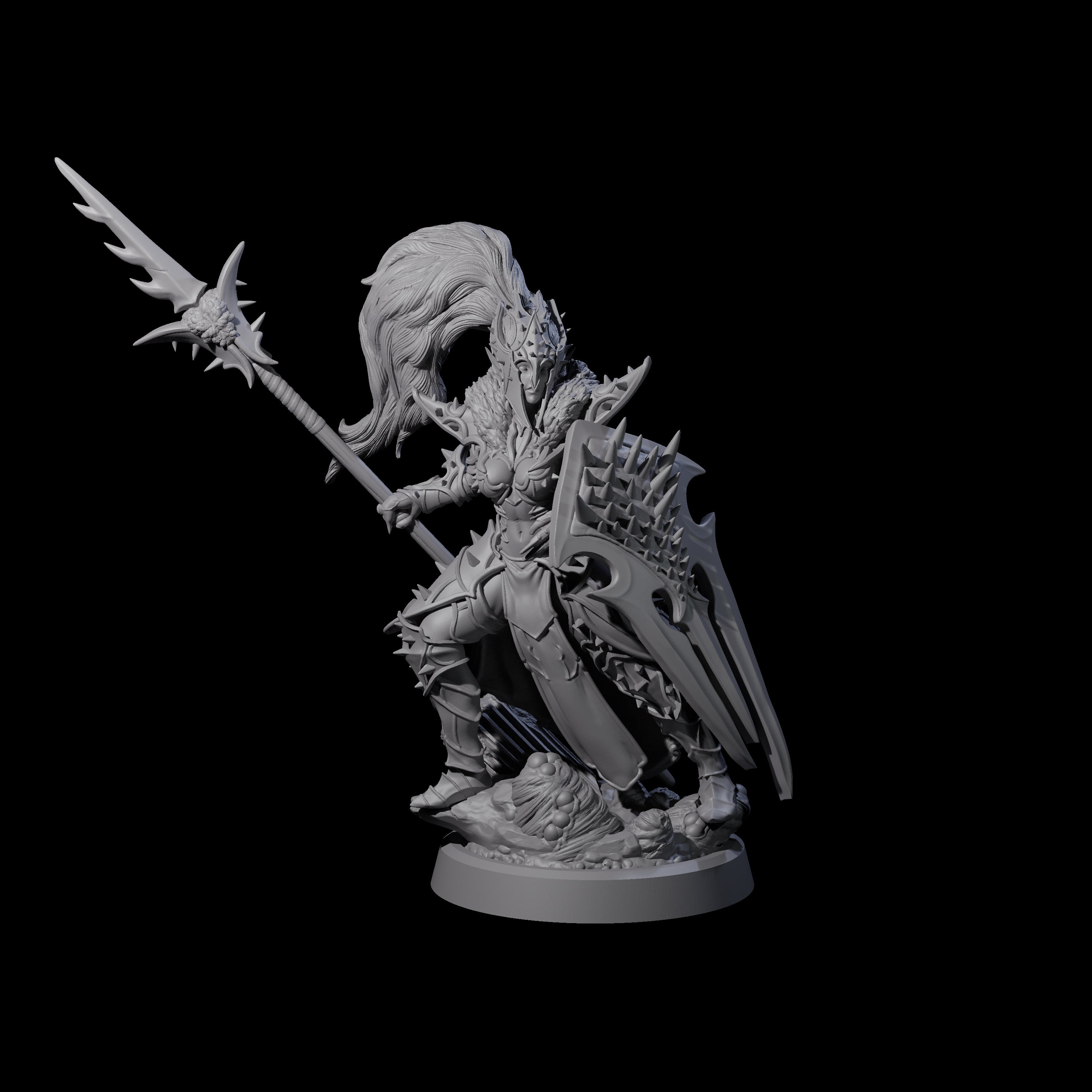 Four Corrupted Hive Protectors Miniature for Dungeons and Dragons, Pathfinder or other TTRPGs