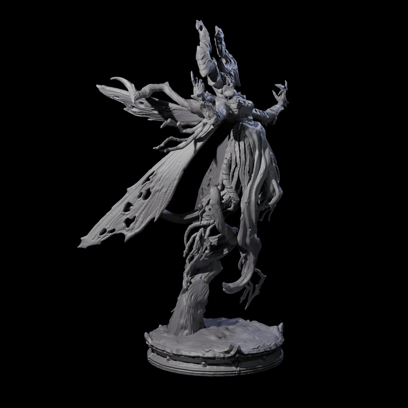 Four Corrupted Underdark Dryads Miniature for Dungeons and Dragons, Pathfinder or other TTRPGs