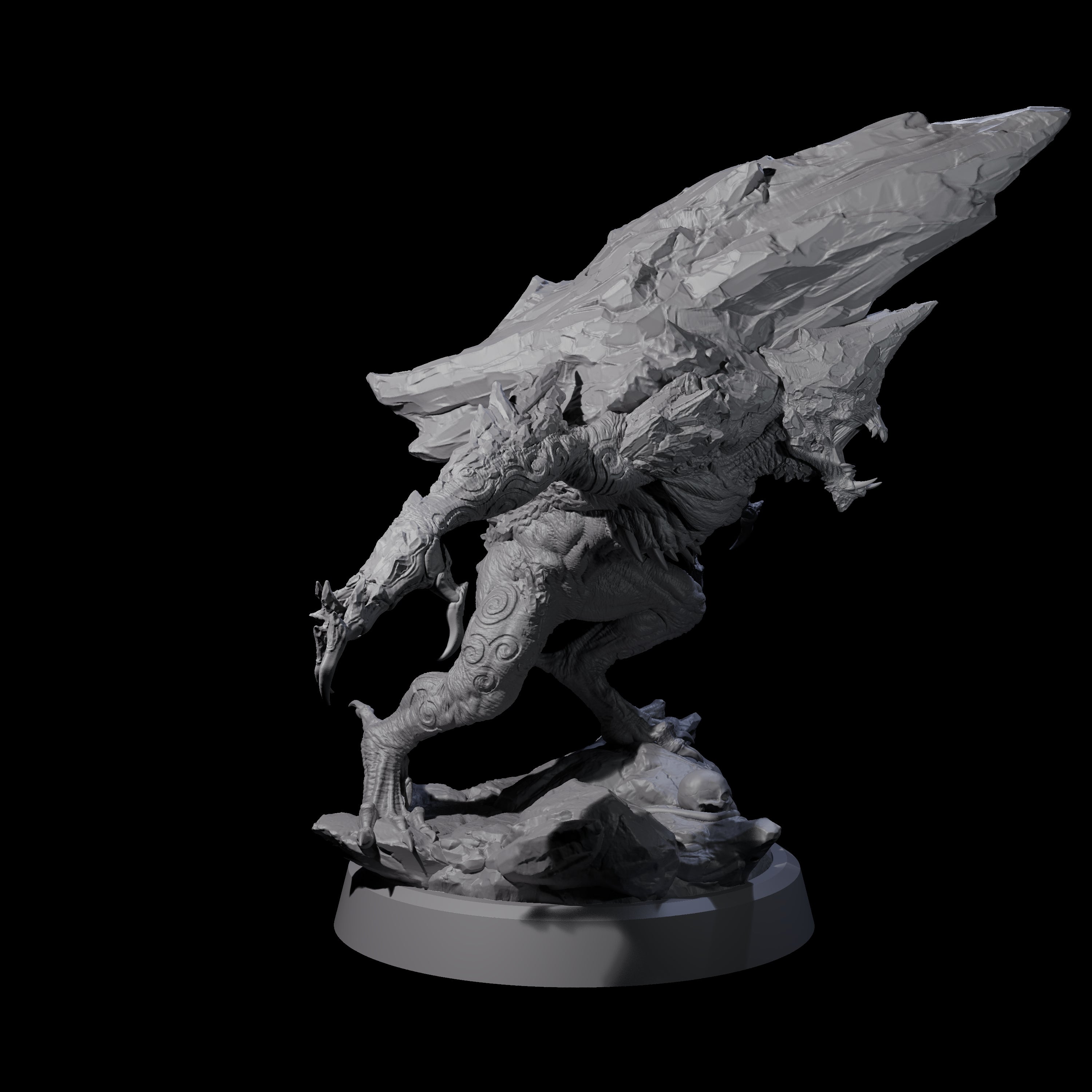 Four Cracked Destrachan Horrors Miniature for Dungeons and Dragons, Pathfinder or other TTRPGs