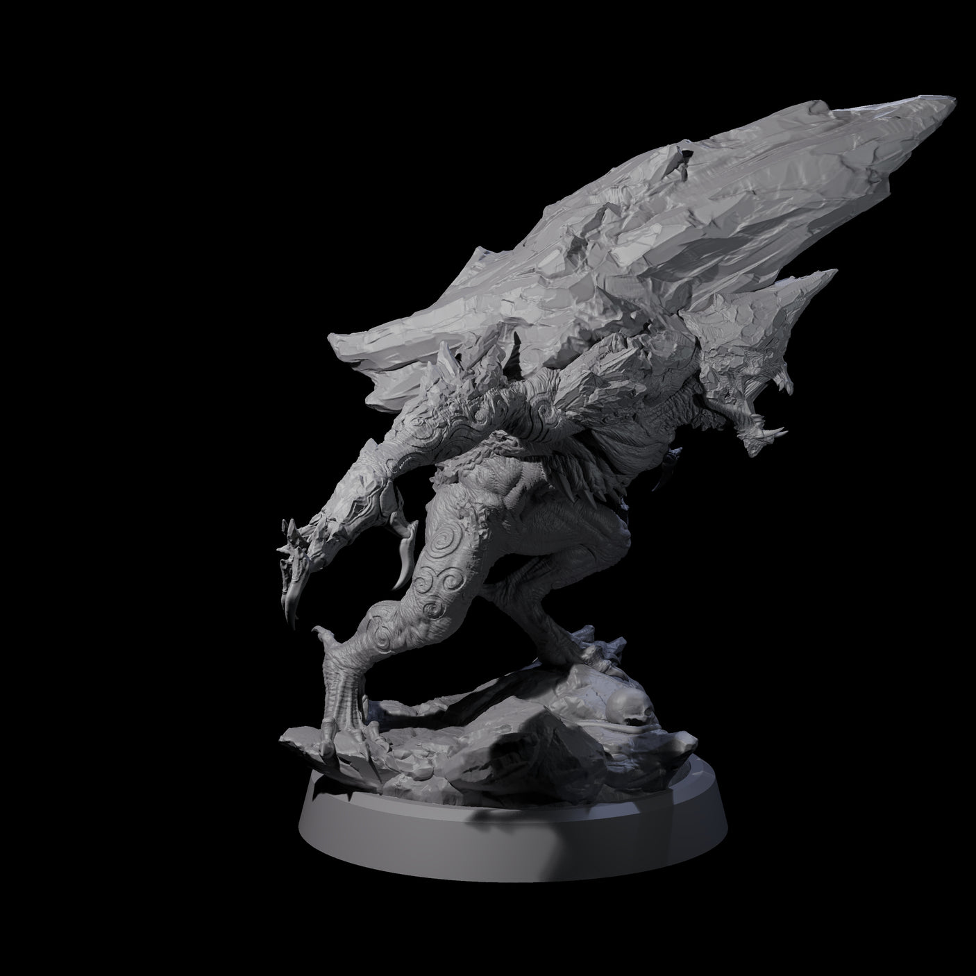 Four Cracked Destrachan Horrors Miniature for Dungeons and Dragons, Pathfinder or other TTRPGs