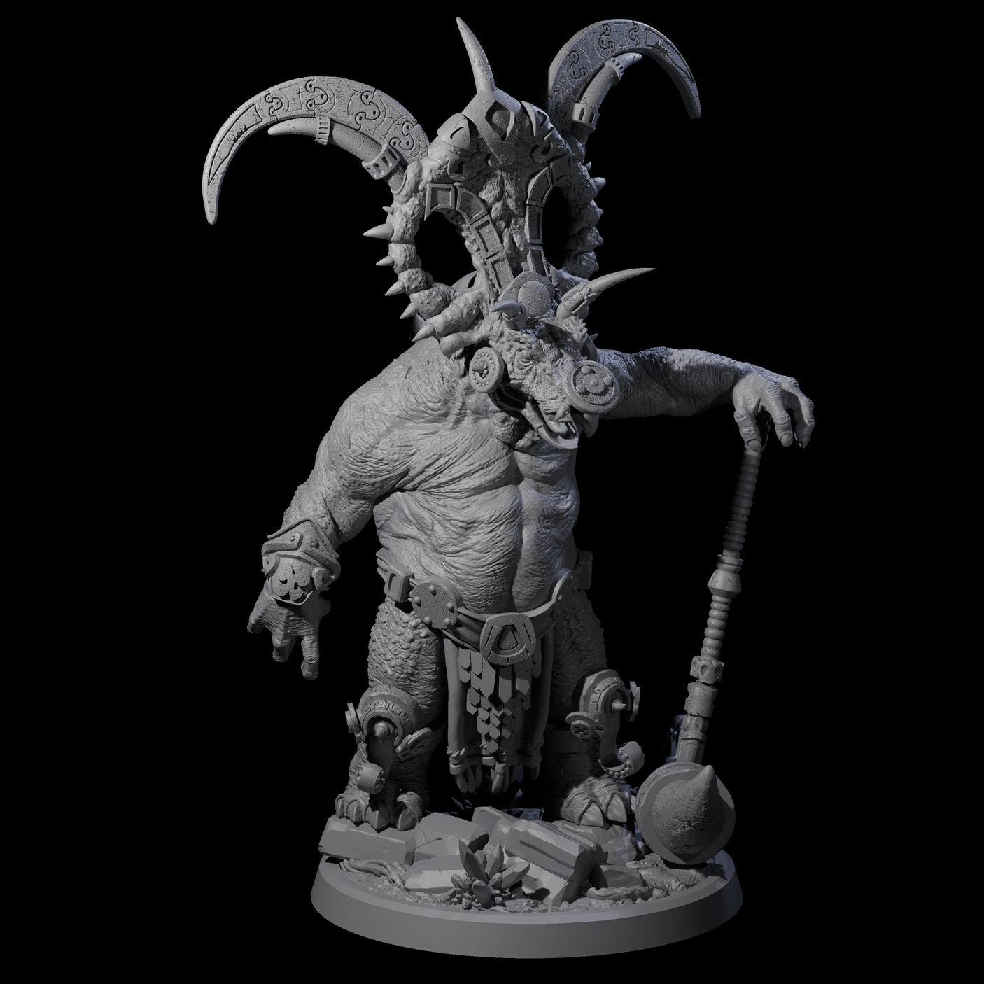 Four Decorated Dinosaur Lizardfolk Warriors Miniature for Dungeons and Dragons, Pathfinder or other TTRPGs