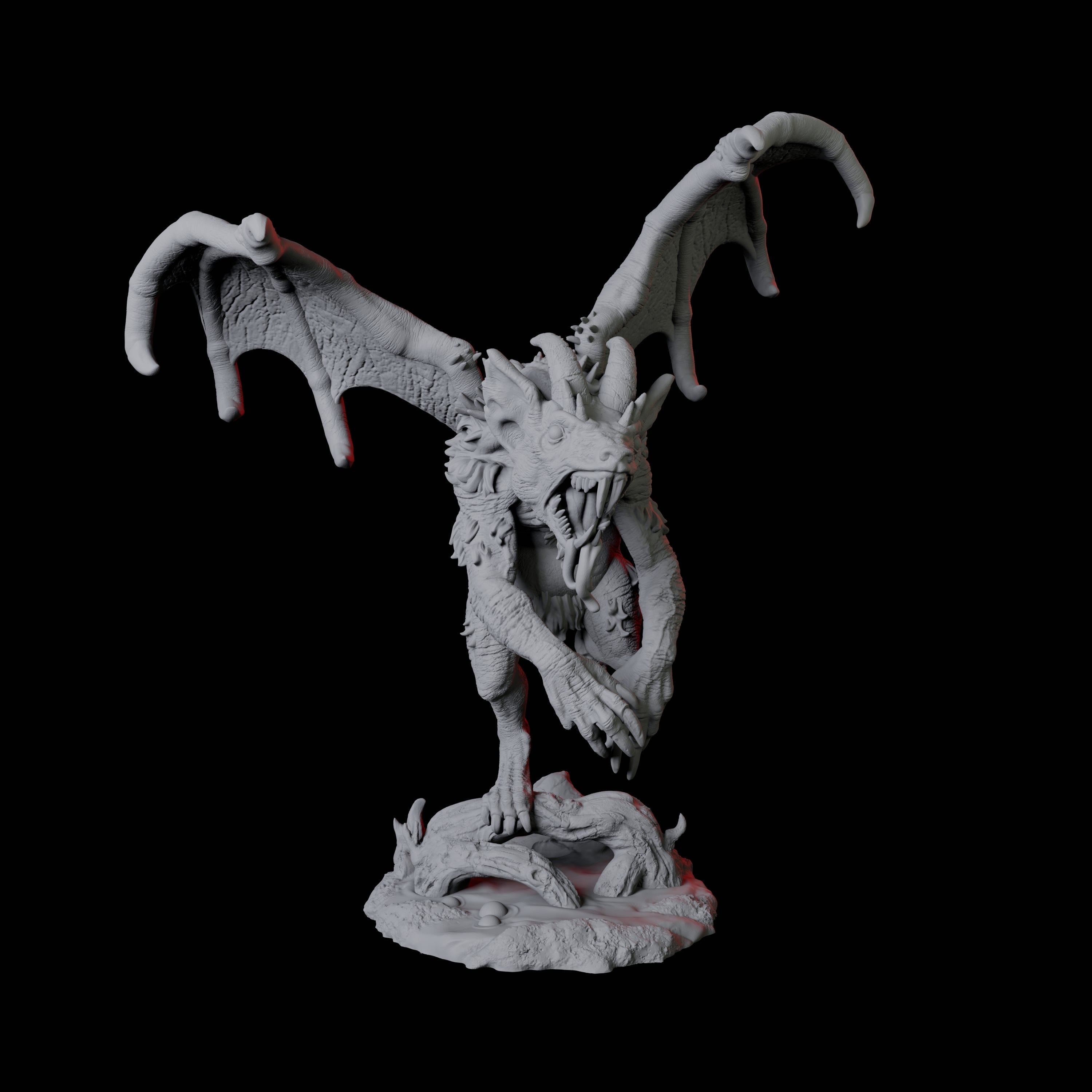 Four Demonic Rats Miniature for Dungeons and Dragons, Pathfinder or other TTRPGs