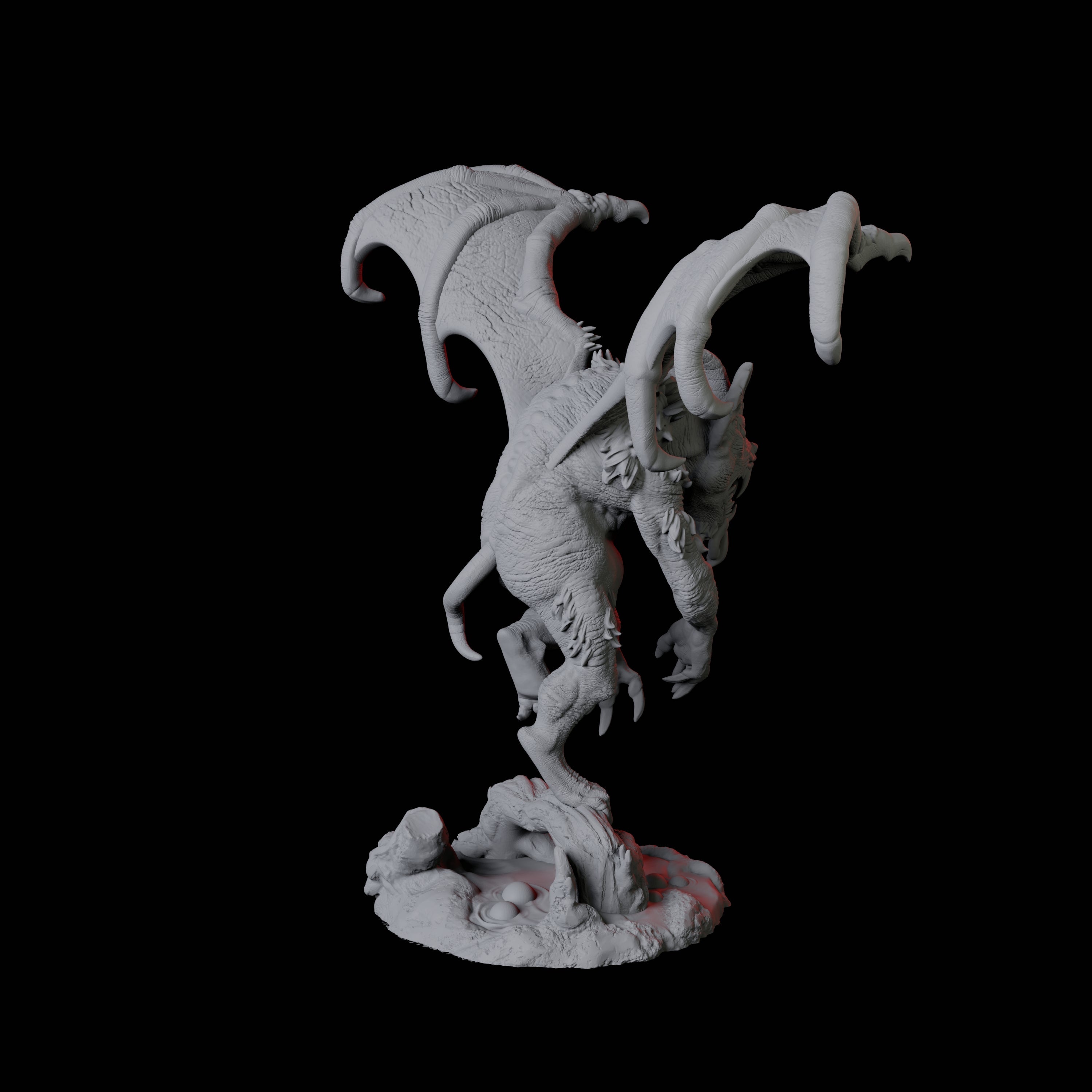 Four Demonic Rats Miniature for Dungeons and Dragons, Pathfinder or other TTRPGs