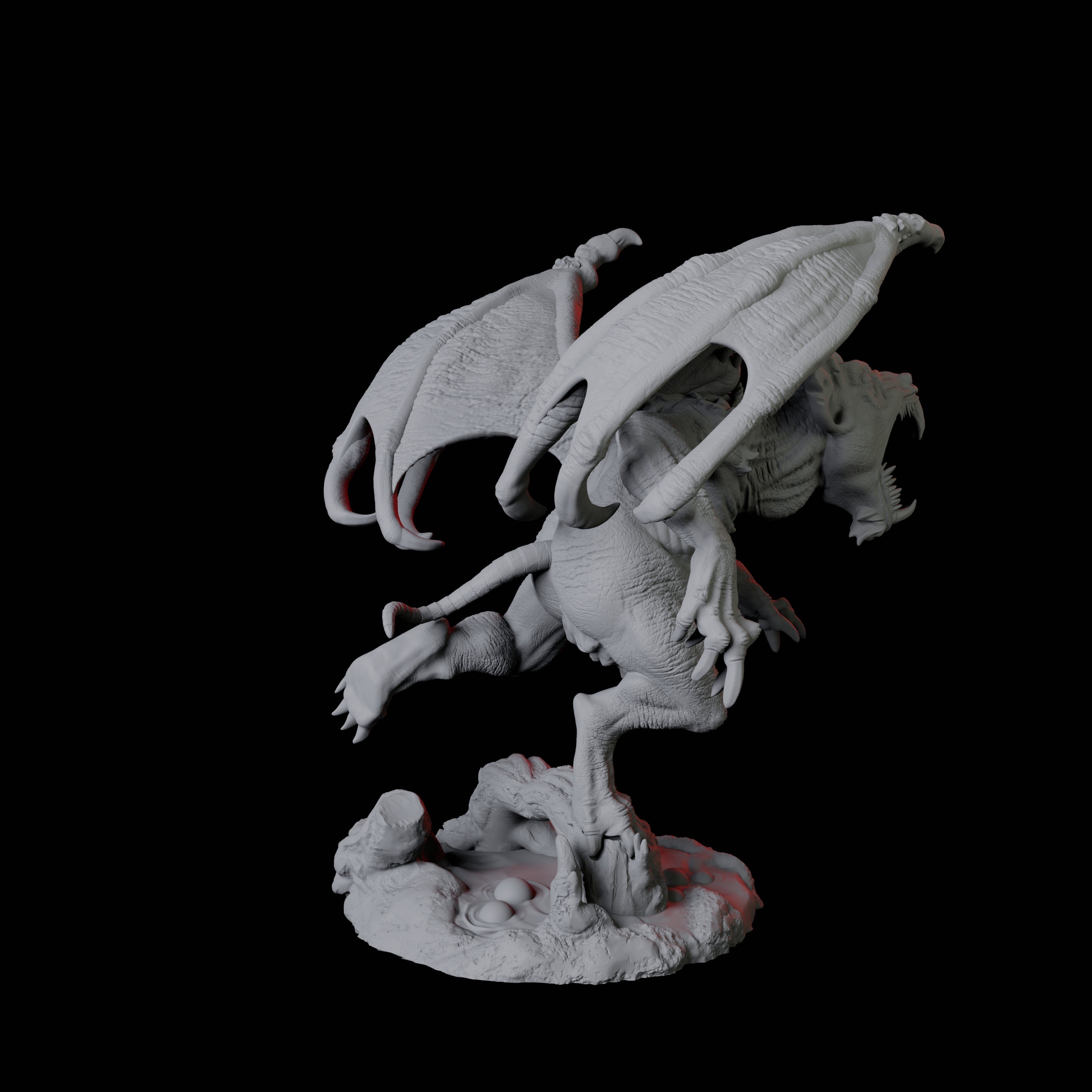 Four Demonic Rats Miniature for Dungeons and Dragons, Pathfinder or other TTRPGs