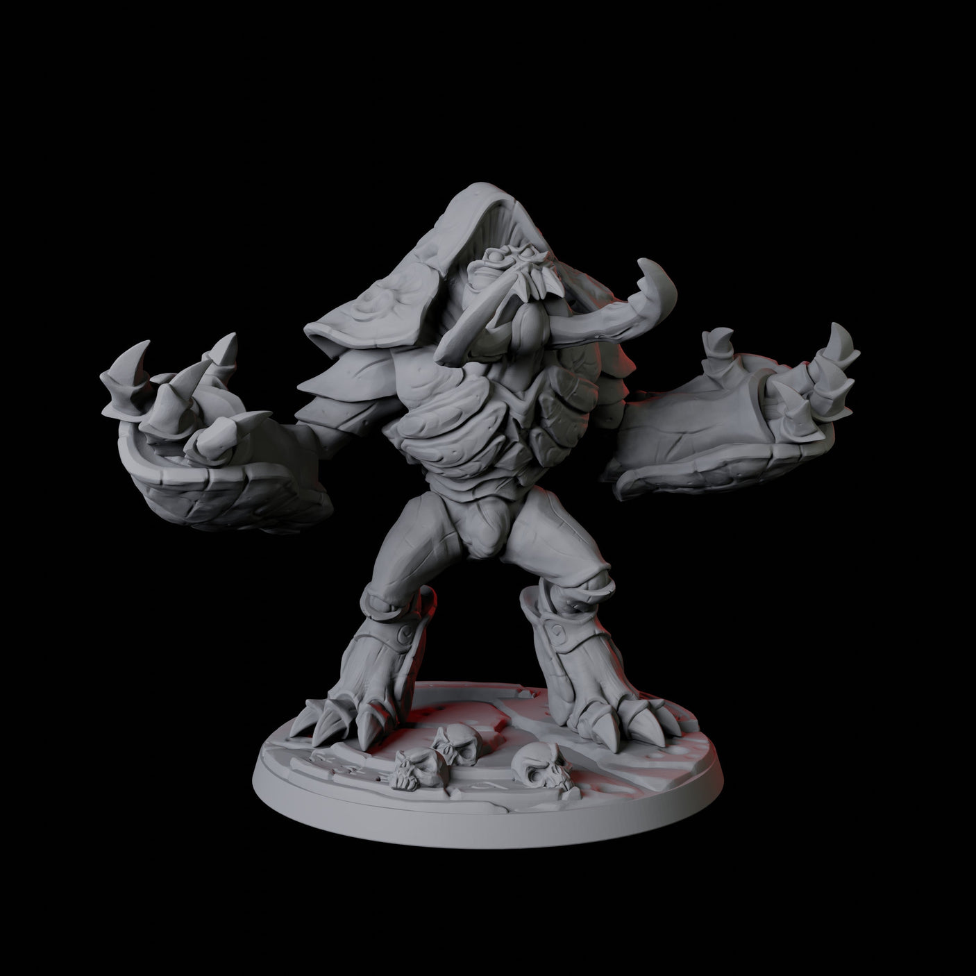 Four Depth Umber Hulks Miniature for Dungeons and Dragons, Pathfinder or other TTRPGs