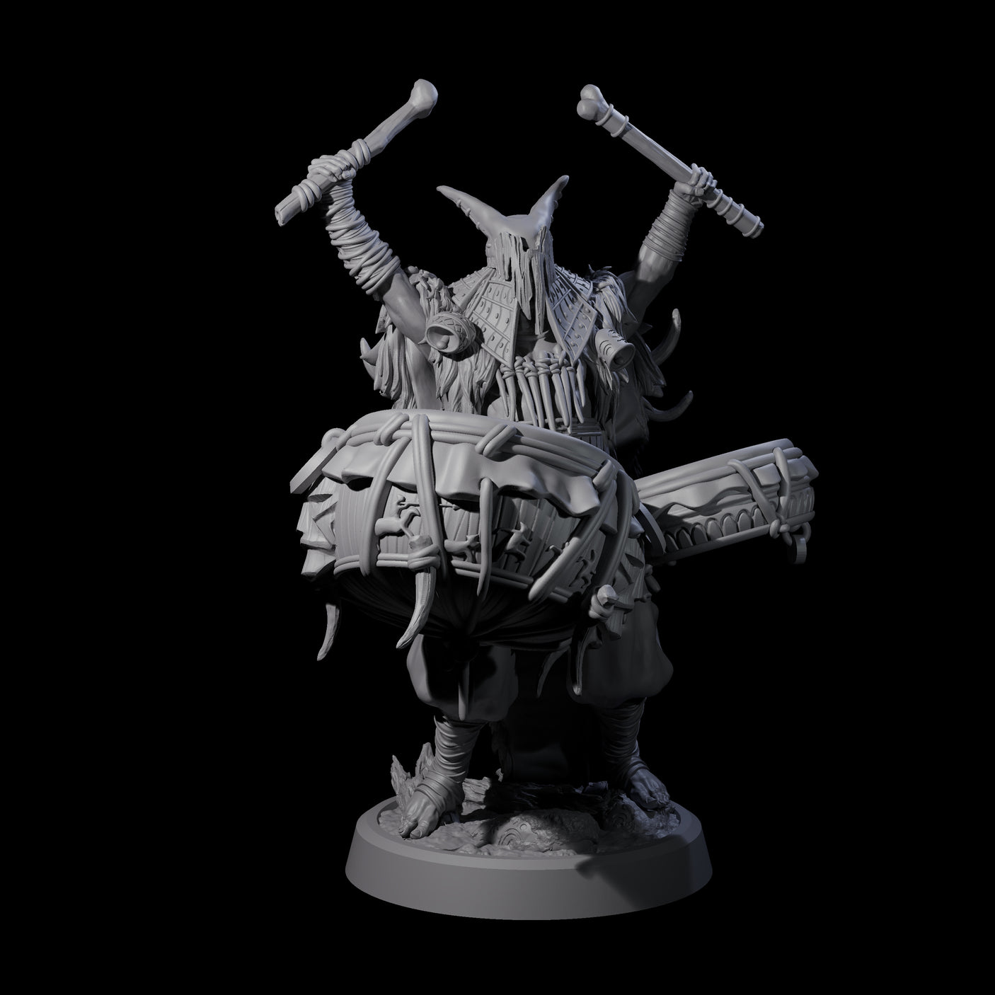 Four Deranged Pagan Cultists Miniature for Dungeons and Dragons, Pathfinder or other TTRPGs