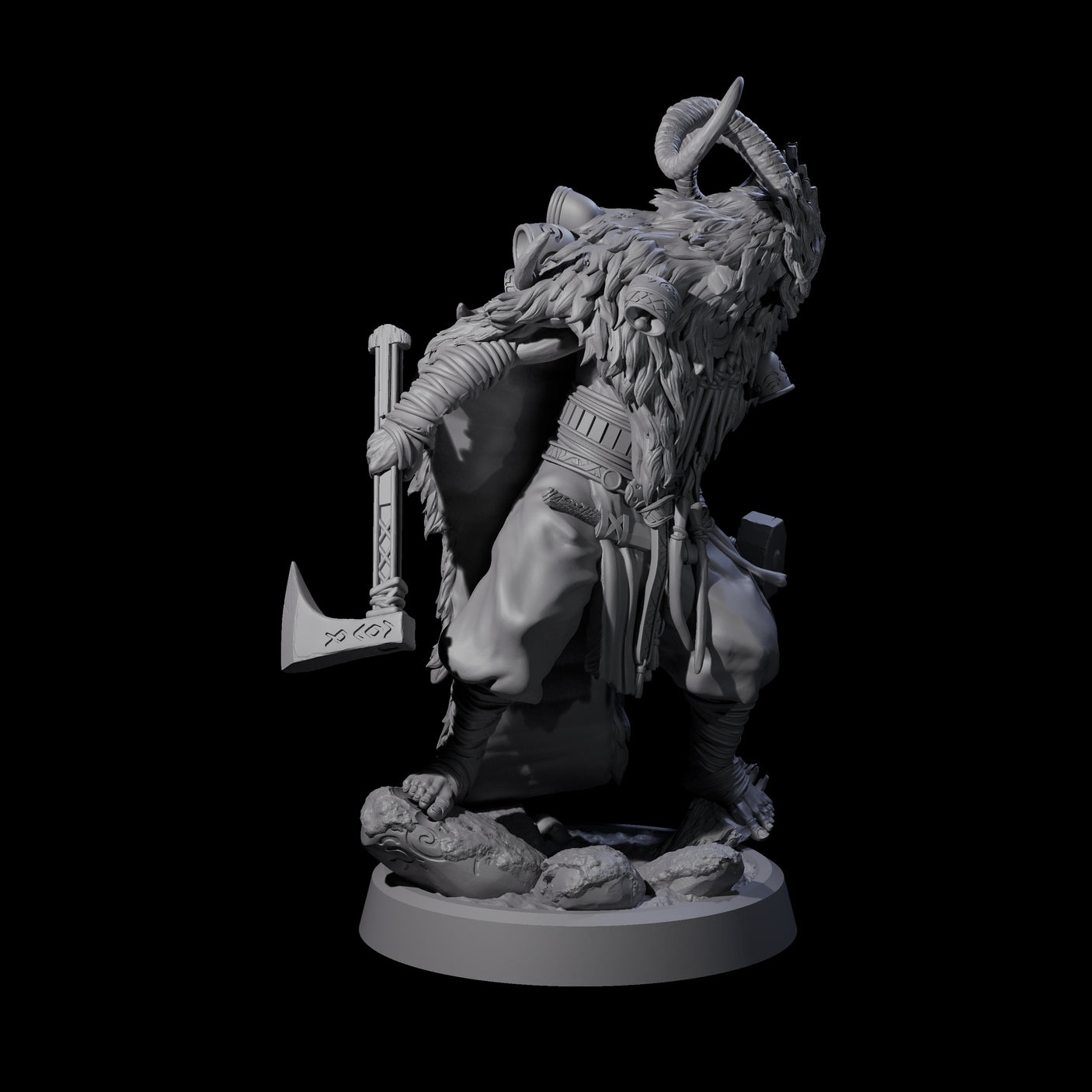 Four Deranged Pagan Cultists Miniature for Dungeons and Dragons, Pathfinder or other TTRPGs