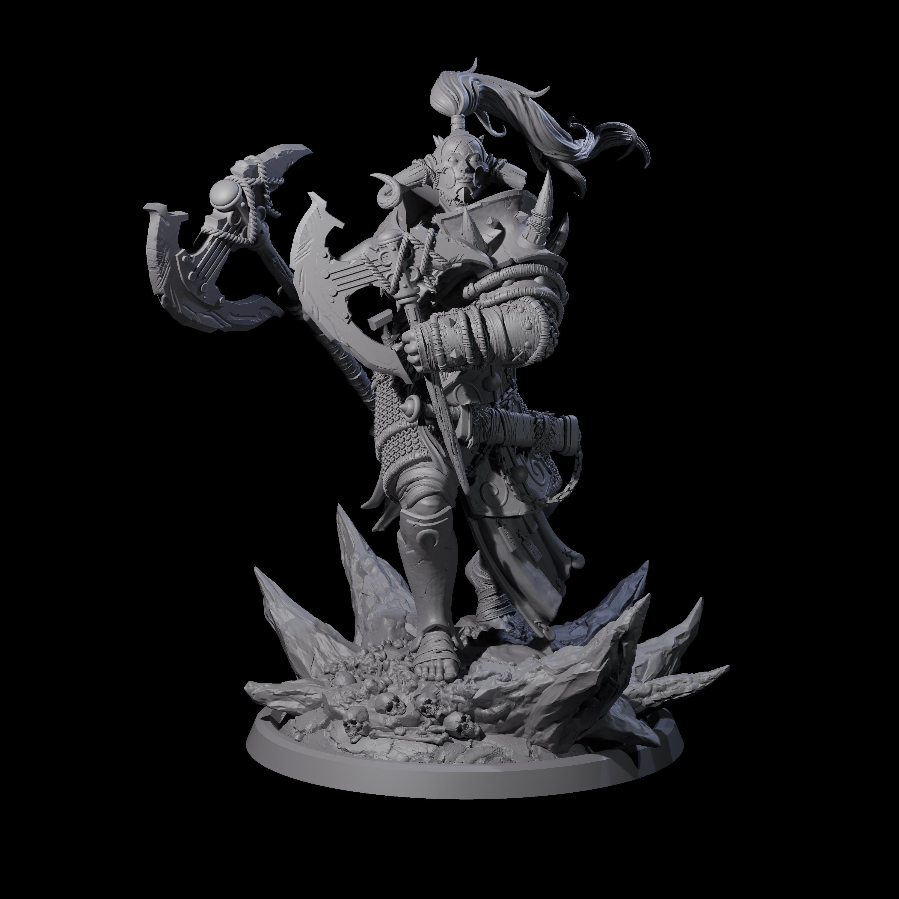 Four Descending Doomwalkers Miniature for Dungeons and Dragons, Pathfinder or other TTRPGs