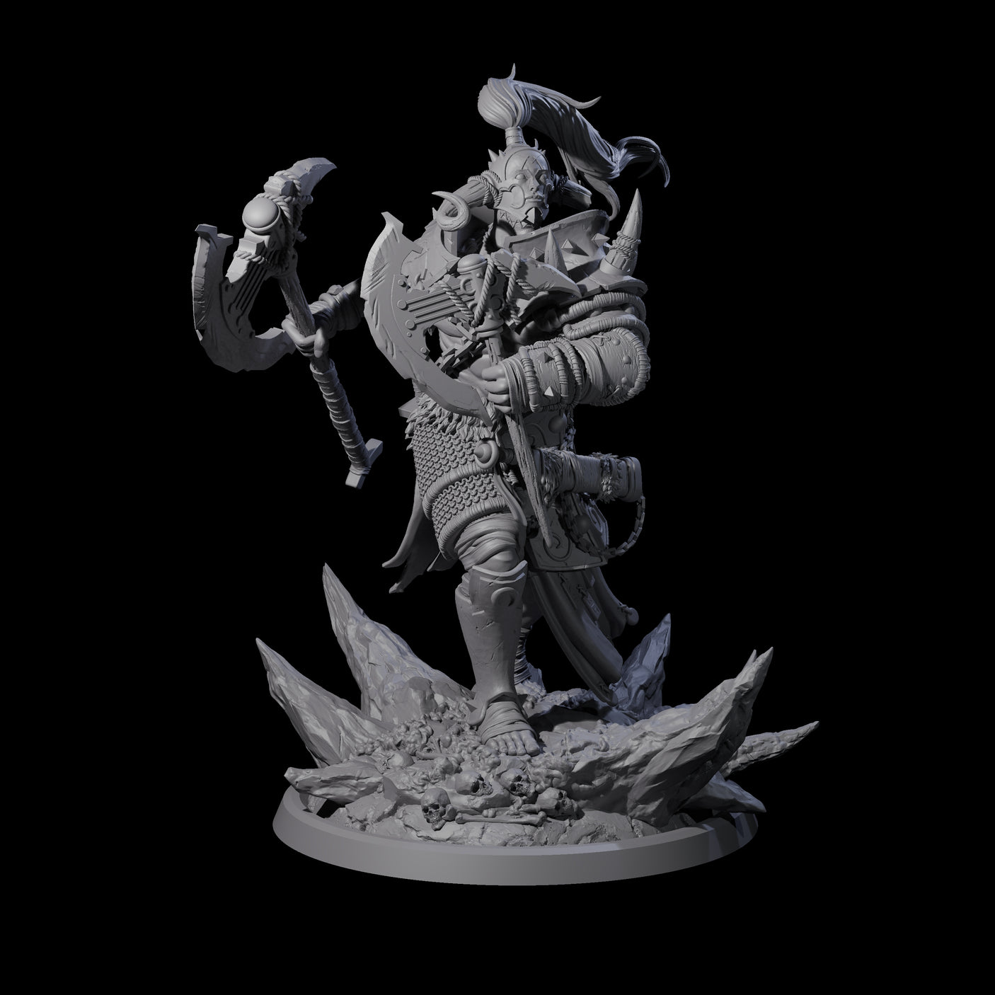 Four Descending Doomwalkers Miniature for Dungeons and Dragons, Pathfinder or other TTRPGs