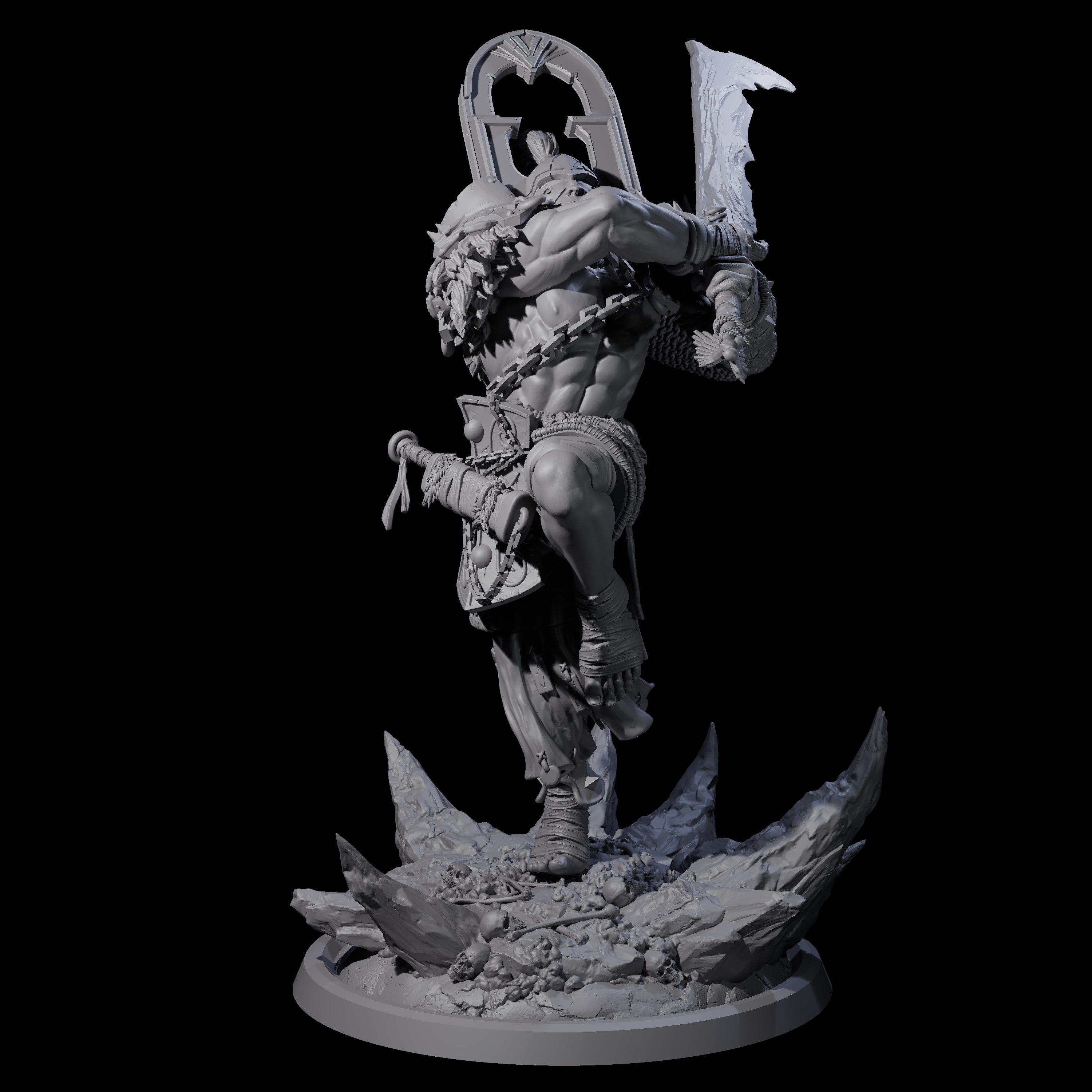 Four Descending Doomwalkers Miniature for Dungeons and Dragons, Pathfinder or other TTRPGs