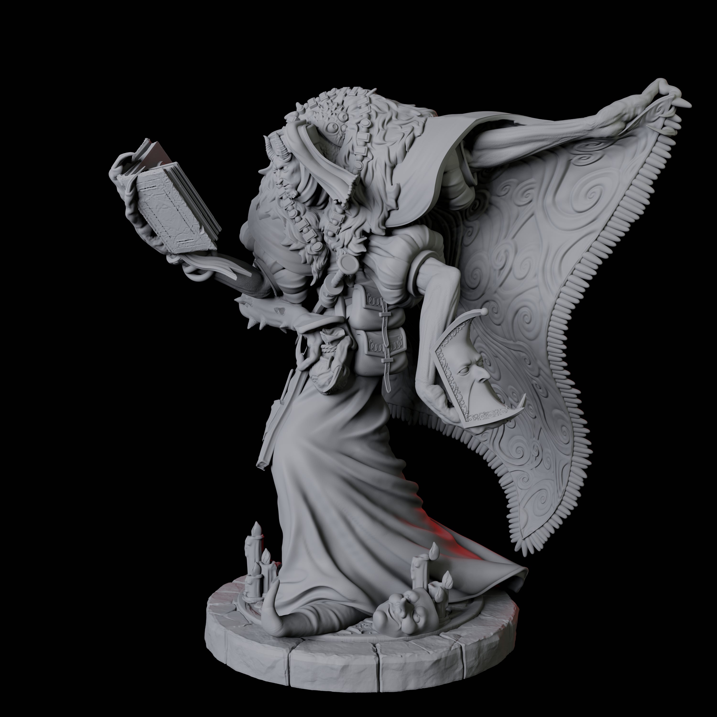 Four Disguised Quelaunts Miniature for Dungeons and Dragons, Pathfinder or other TTRPGs