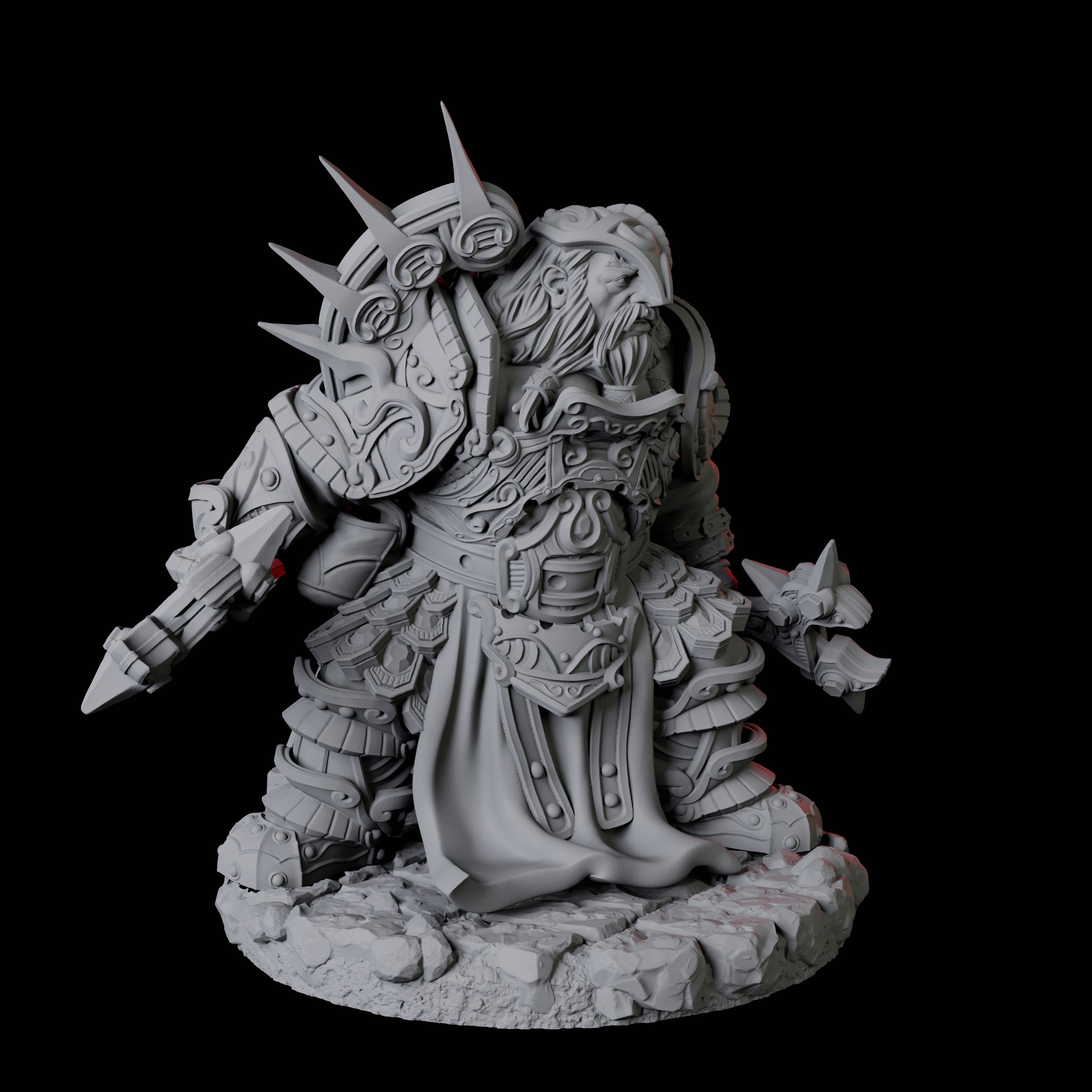 Four Dwarf Artificer Engineers Miniature for Dungeons and Dragons, Pathfinder or other TTRPGs