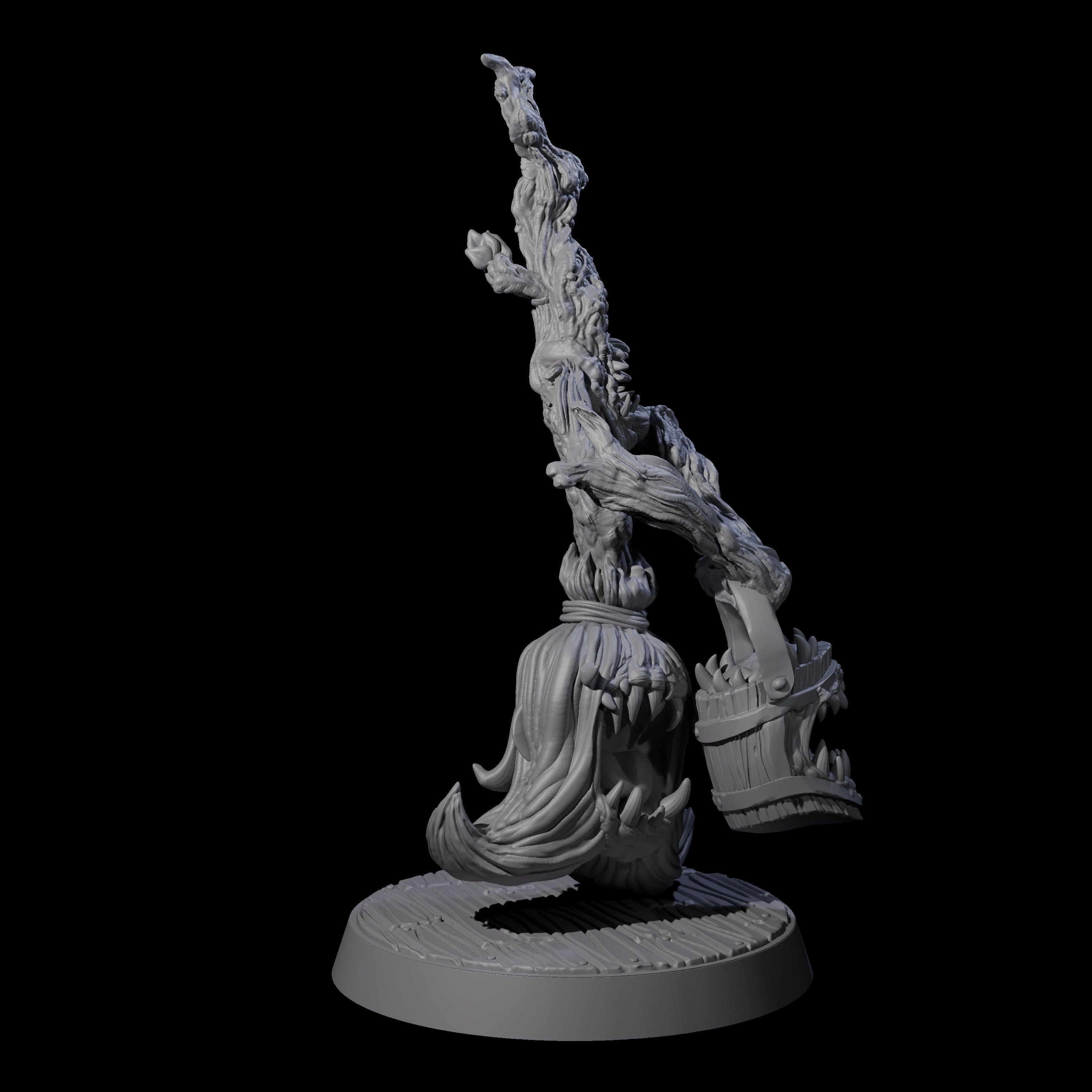 Four Evil Animated Brooms Miniature for Dungeons and Dragons, Pathfinder or other TTRPGs