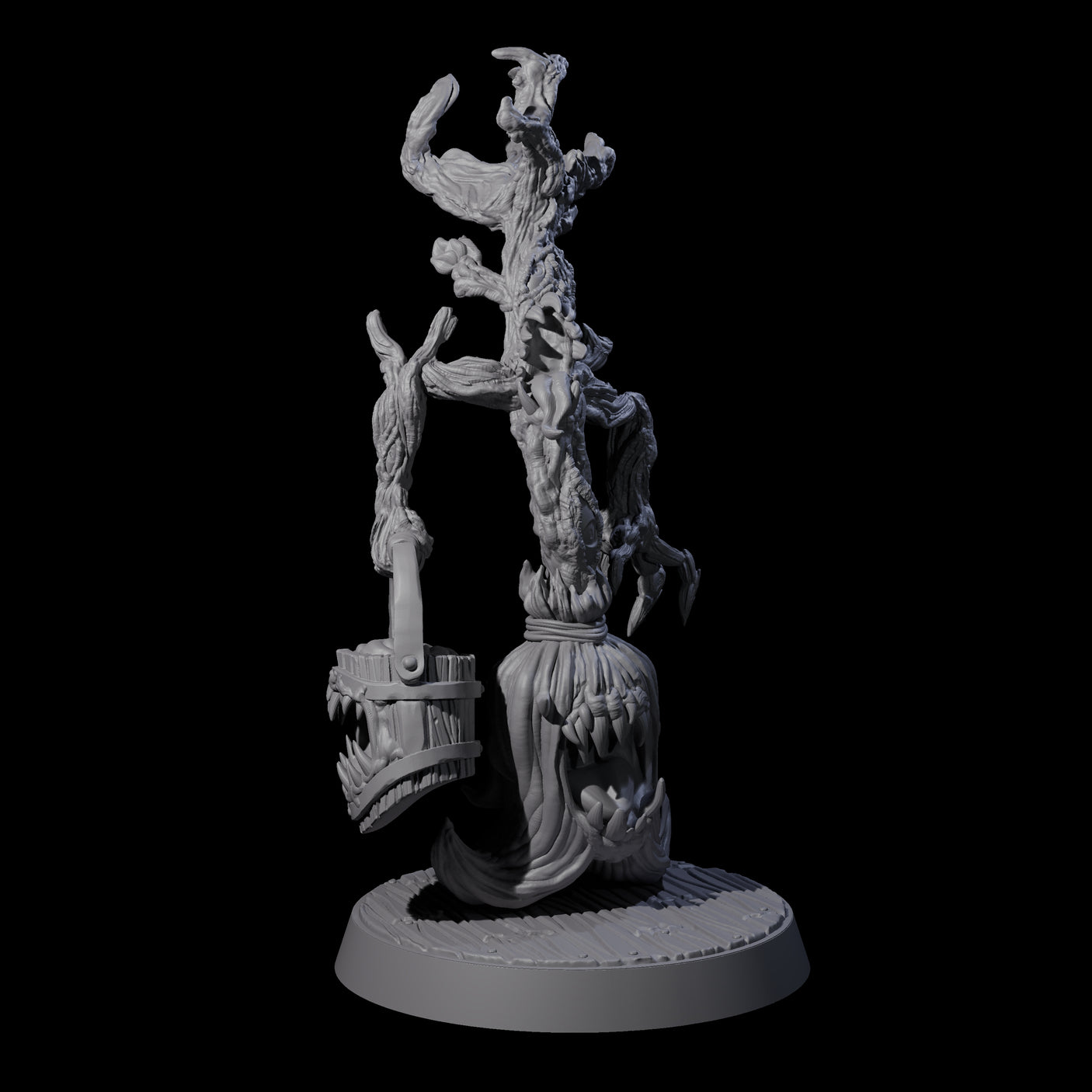 Four Evil Animated Brooms Miniature for Dungeons and Dragons, Pathfinder or other TTRPGs