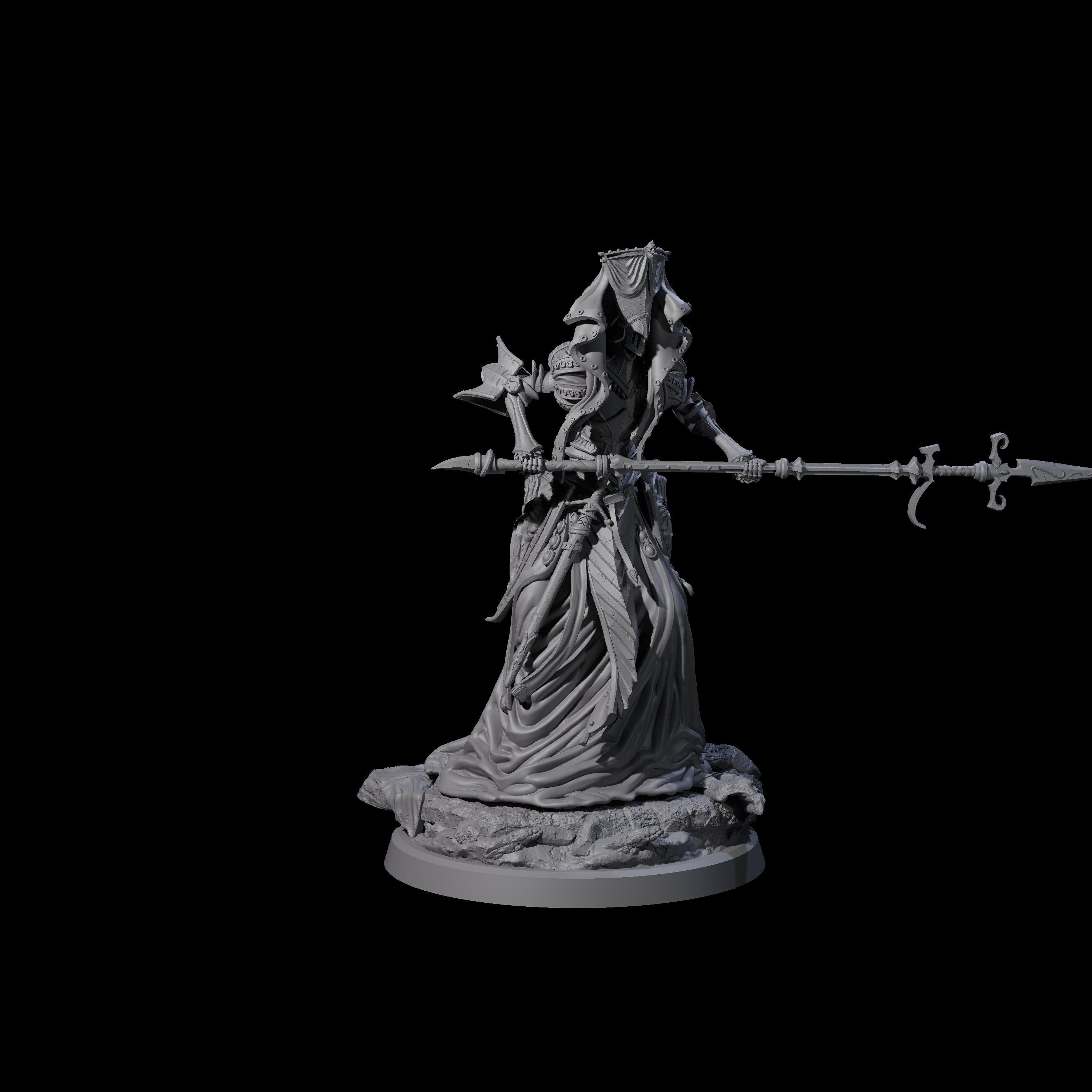 Four Fallen Aasimar Paladins Miniature for Dungeons and Dragons, Pathfinder or other TTRPGs