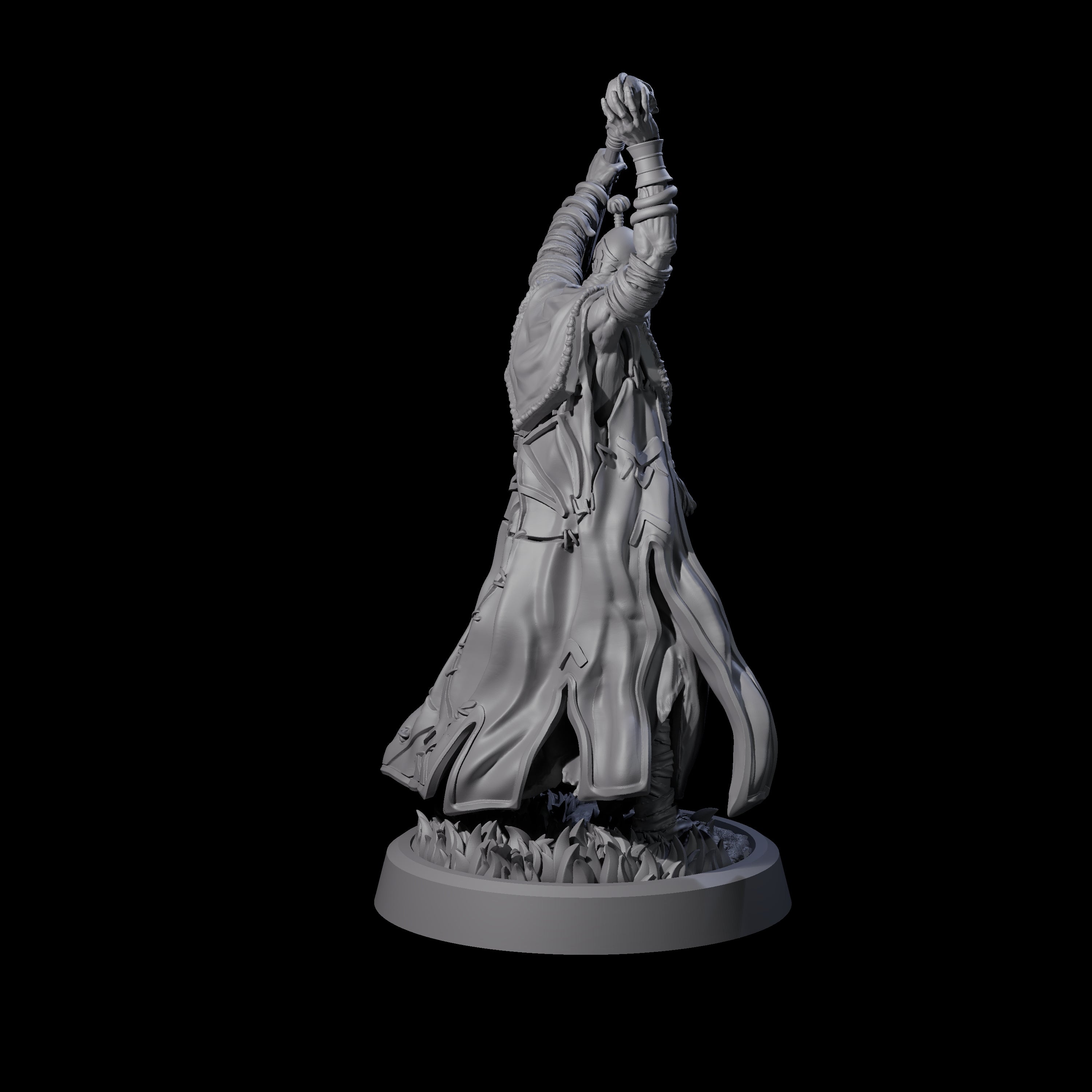 Four Fanatical Orcales Miniature for Dungeons and Dragons, Pathfinder or other TTRPGs
