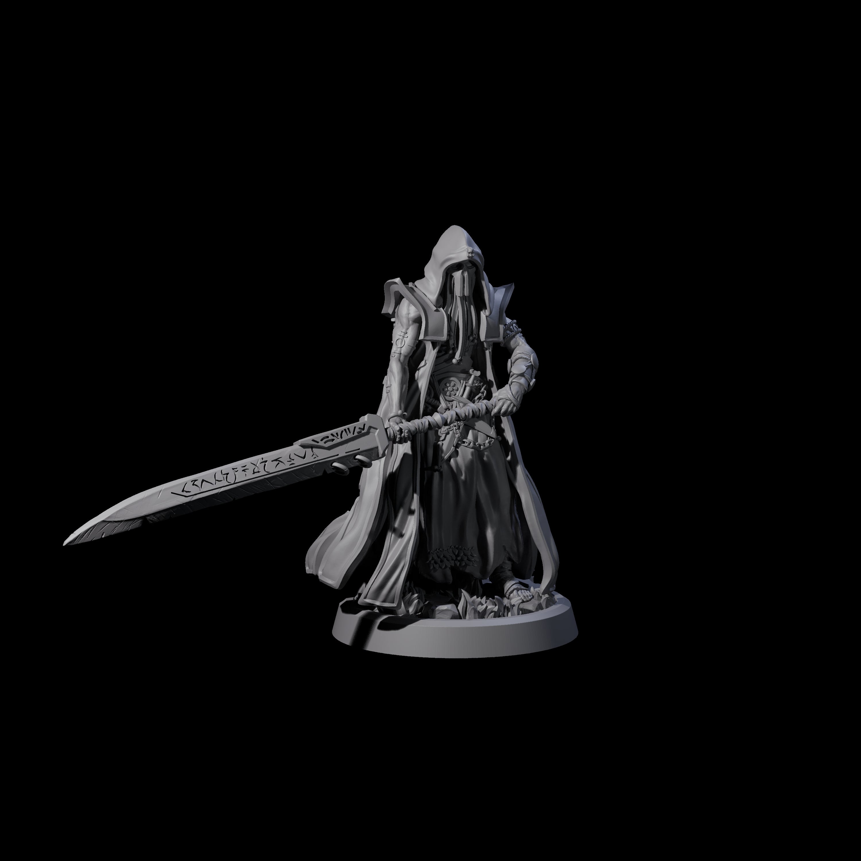 Four Fanatical Orcales Miniature for Dungeons and Dragons, Pathfinder or other TTRPGs