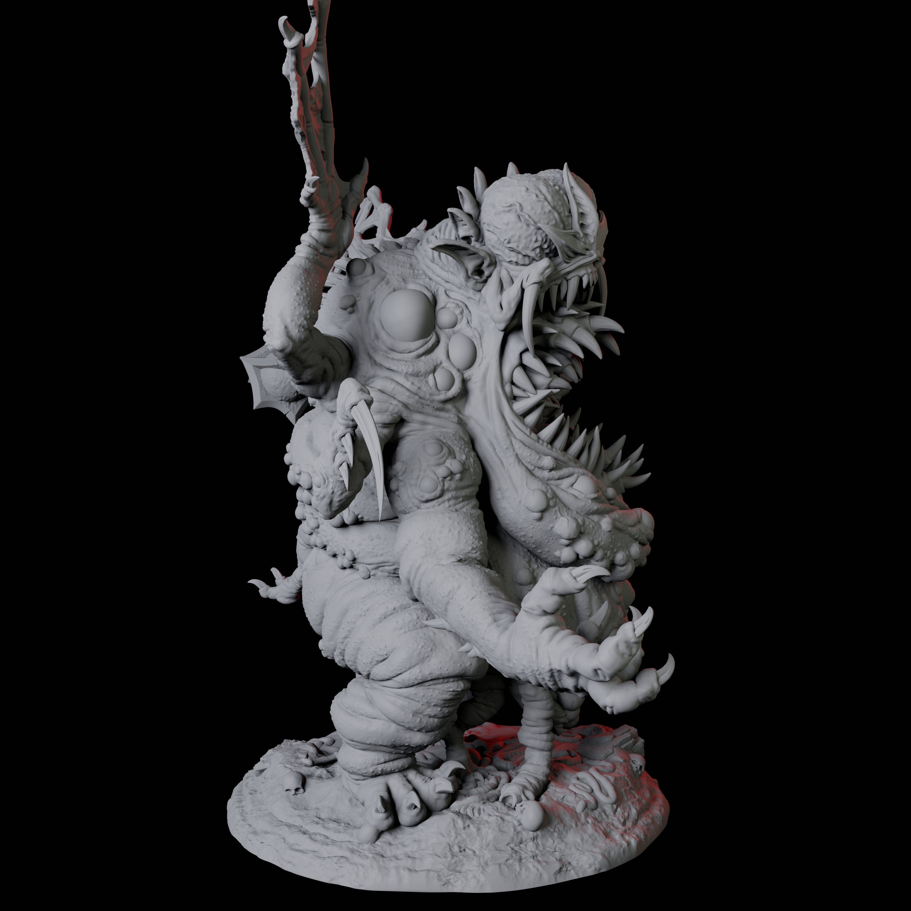 Four Fleshwarped Irnakurse Miniature for Dungeons and Dragons, Pathfinder or other TTRPGs