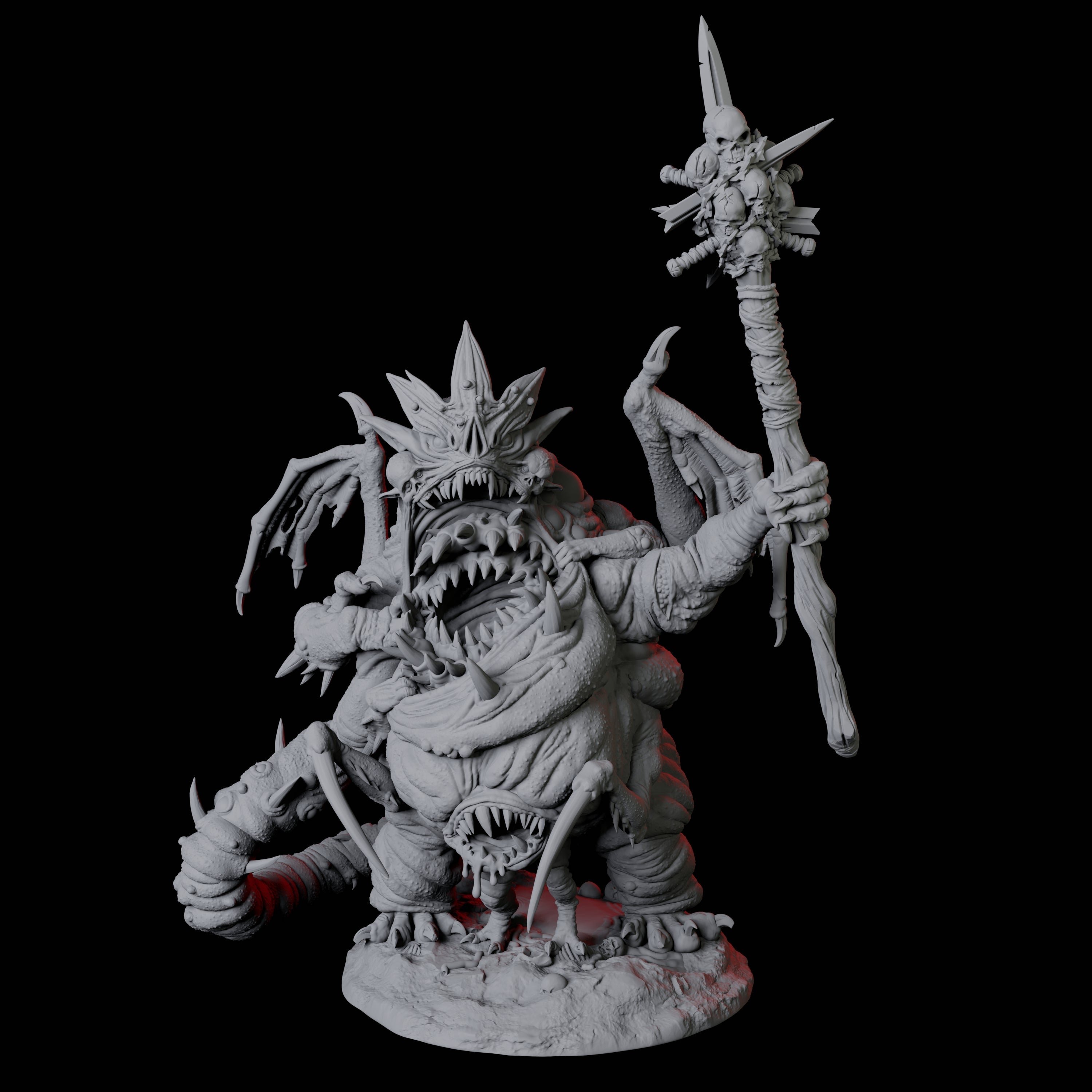 Four Fleshwarped Irnakurse Miniature for Dungeons and Dragons, Pathfinder or other TTRPGs