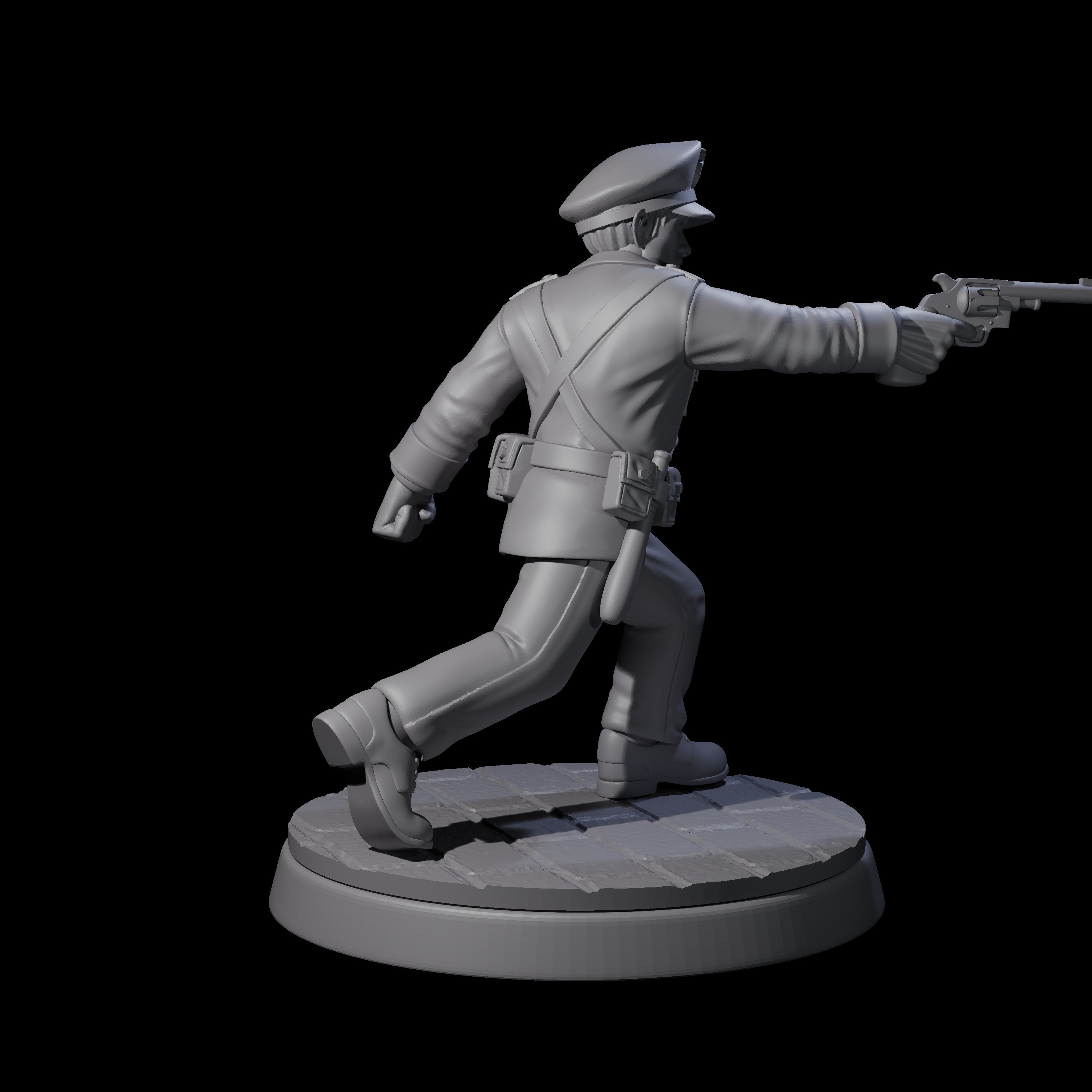 Four Galant Policemen Miniature for Dungeons and Dragons, Pathfinder or other TTRPGs