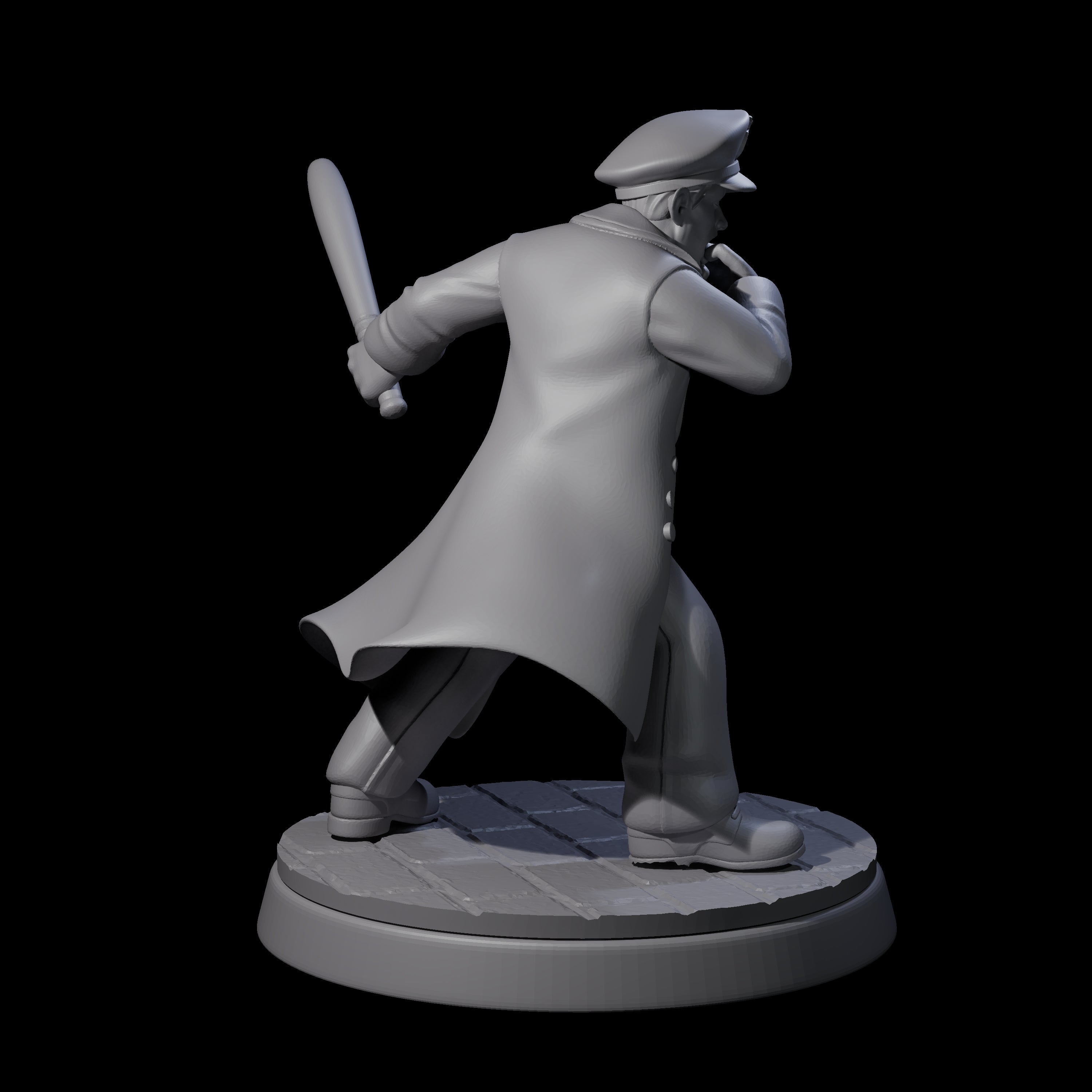 Four Galant Policemen Miniature for Dungeons and Dragons, Pathfinder or other TTRPGs