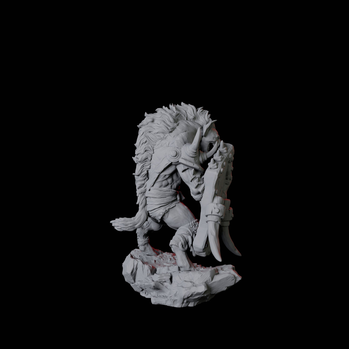 Four Gnoll Scouts Miniature for Dungeons and Dragons, Pathfinder or other TTRPGs