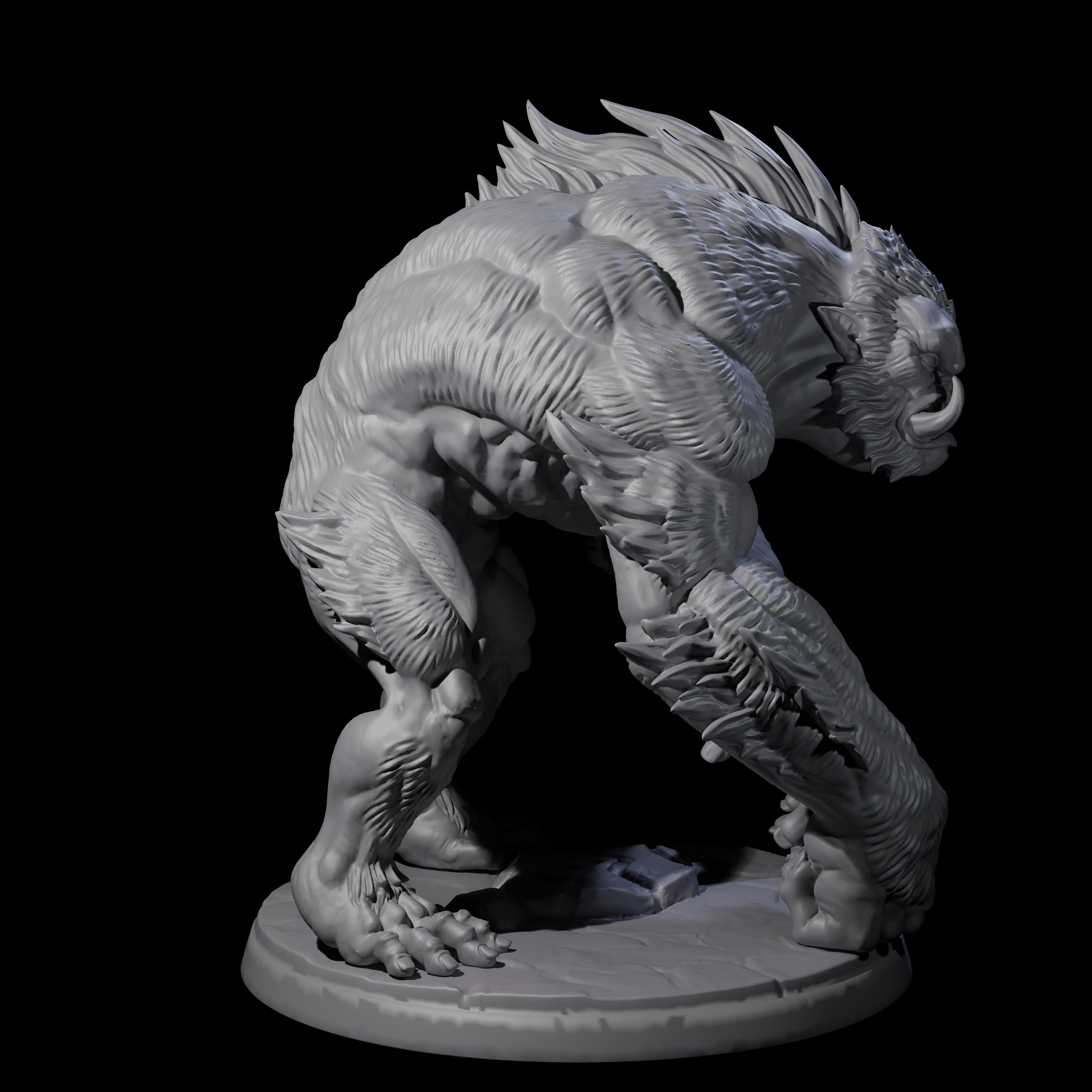 Four Grim Barlguras Miniature for Dungeons and Dragons, Pathfinder or other TTRPGs