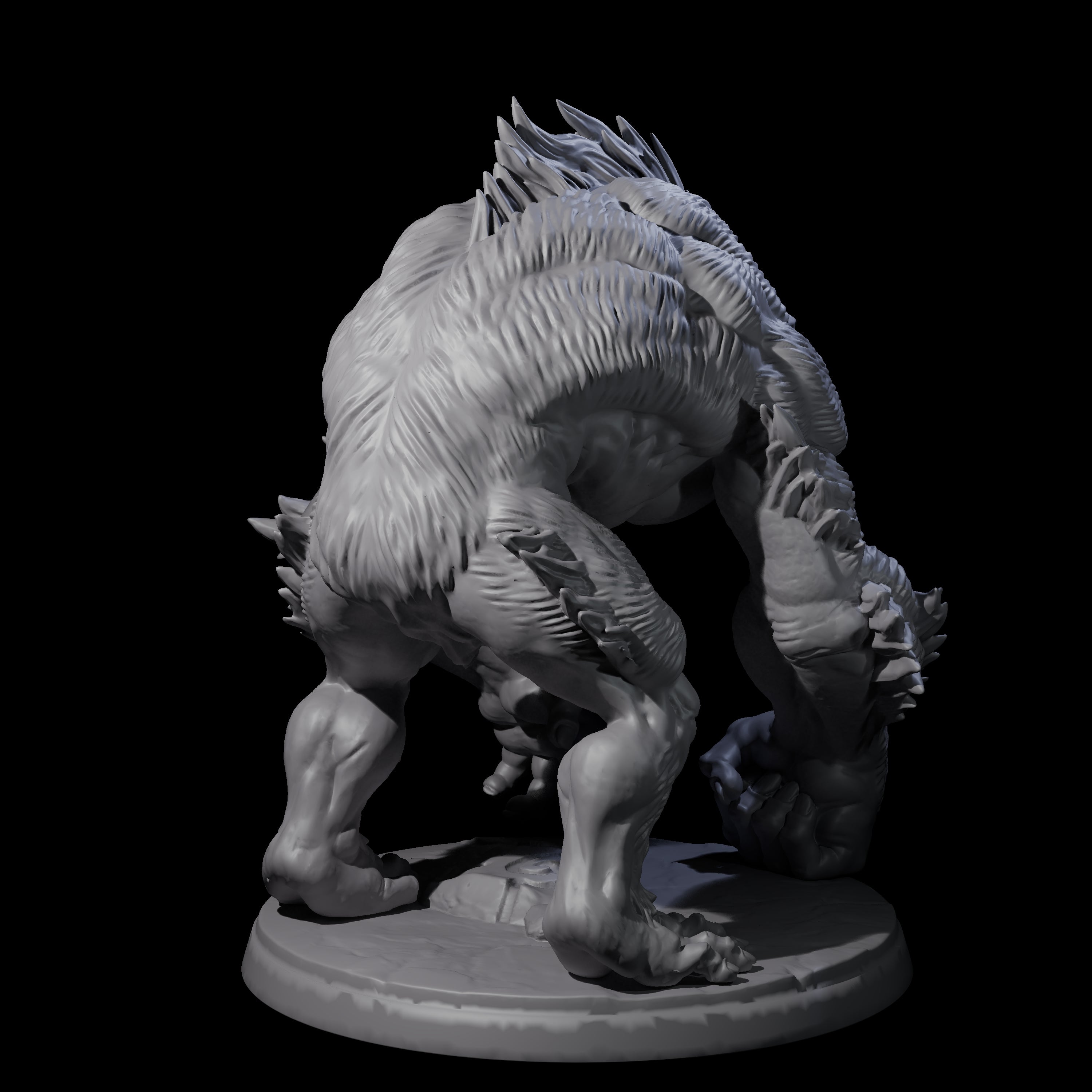 Four Grim Barlguras Miniature for Dungeons and Dragons, Pathfinder or other TTRPGs